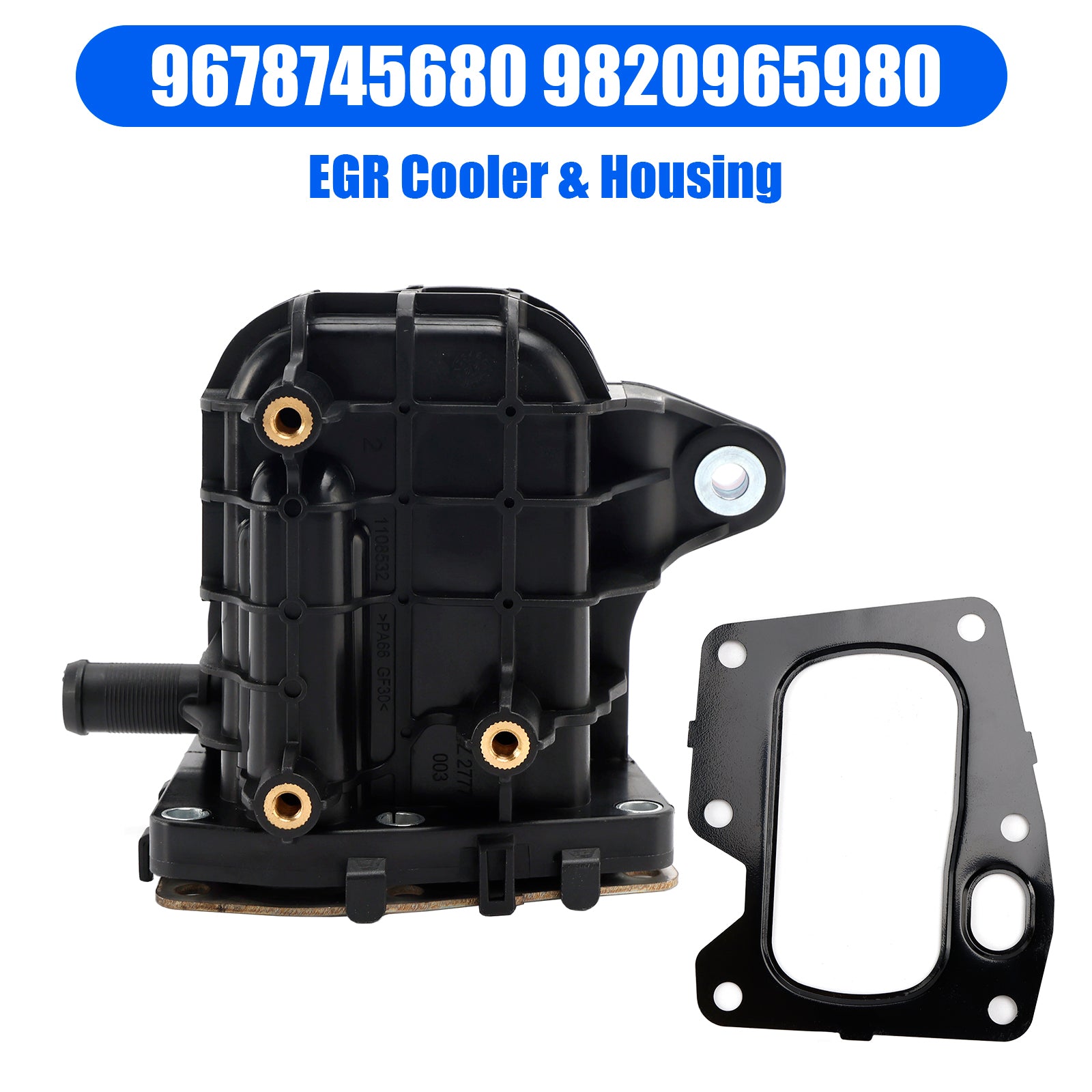 Chladič EGR & Kryt pre Ford S-MAX Mondeo V Kuga II 2.0 9678745680 9820965980