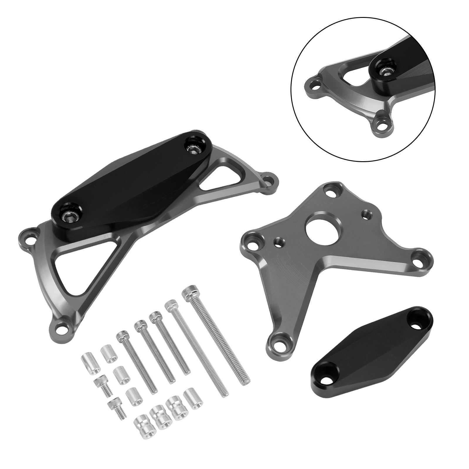 Cubierta Protectora De Motor De Plastico Slider Rojo Para Suzuki Gsx-S1000/Gt 21-22 Katana