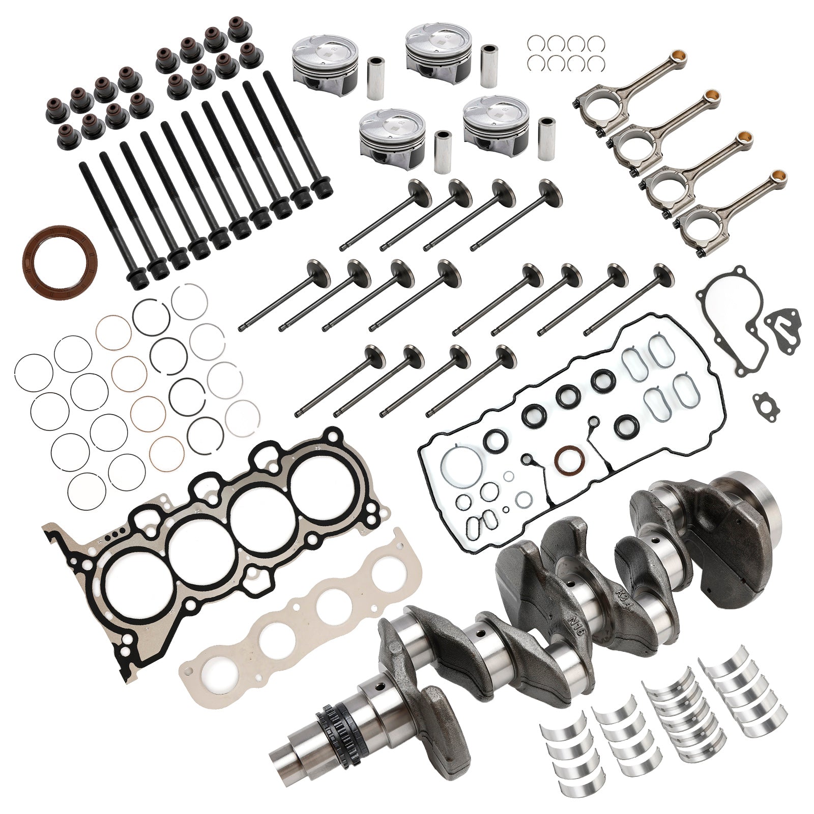 2021?C2022 Hyundai Creta (SU2r) G4NA 2.0L Engine Rebuild Kit Crankshaft Con Rods Gasket Kit