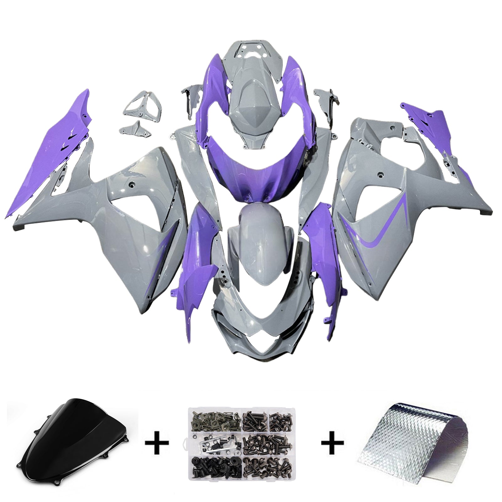 Kit de carénage d'injection carrosserie plastique ABS pour Suzuki GSXR1000 2009-2016 K9