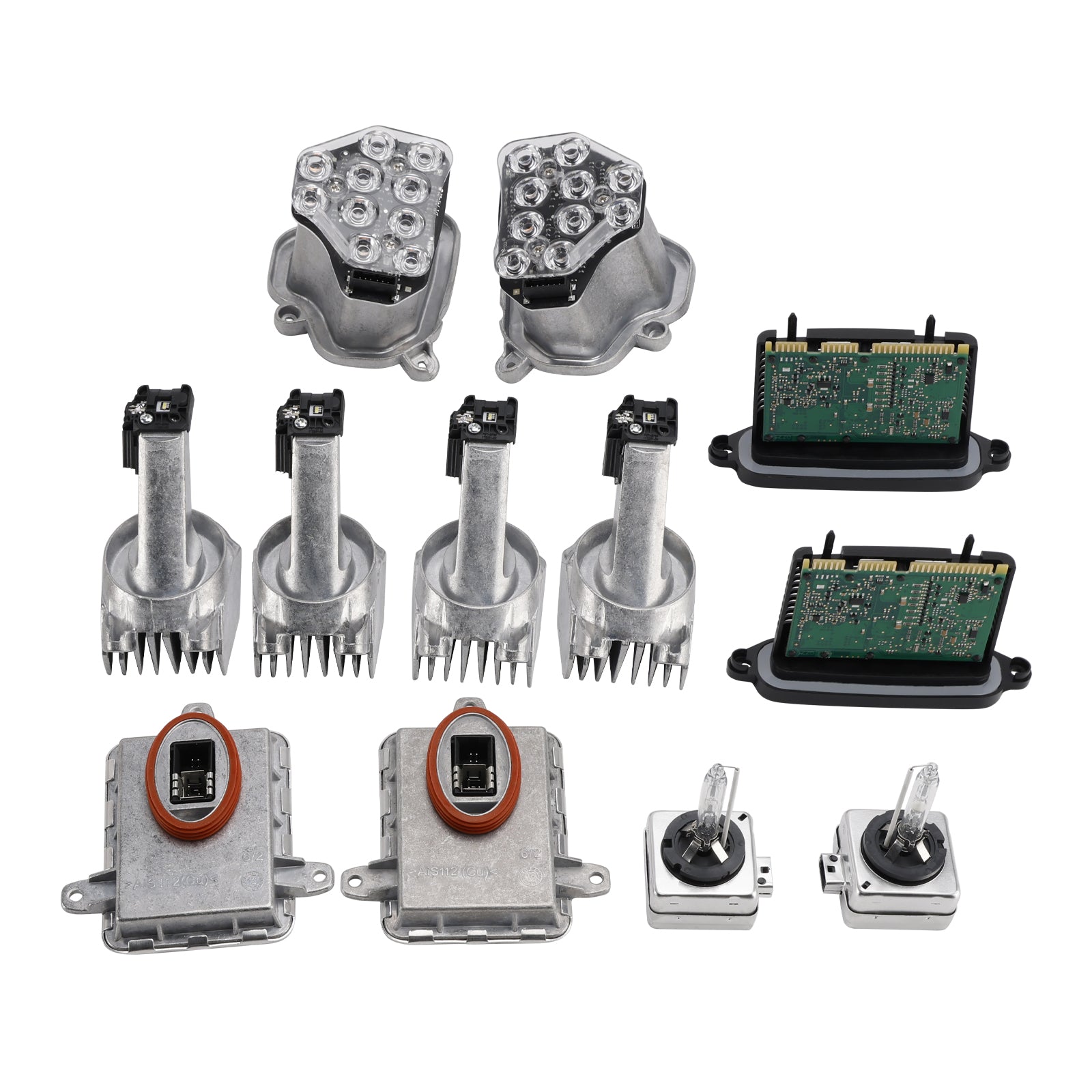 12ST Vänster+Höger Strömmodul LED-strålkastare AHL För BMW 5-serie F10 F11 F07