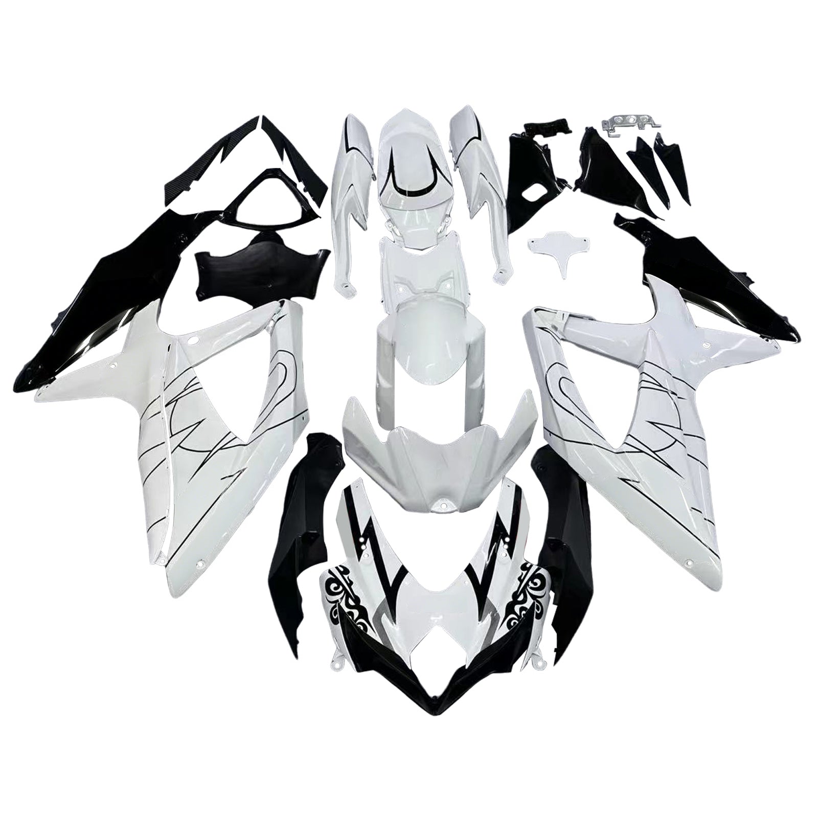 Injection Fairing Kit Bodywork Plastic ABS fit For Suzuki GSXR 600/750 2008-2009
