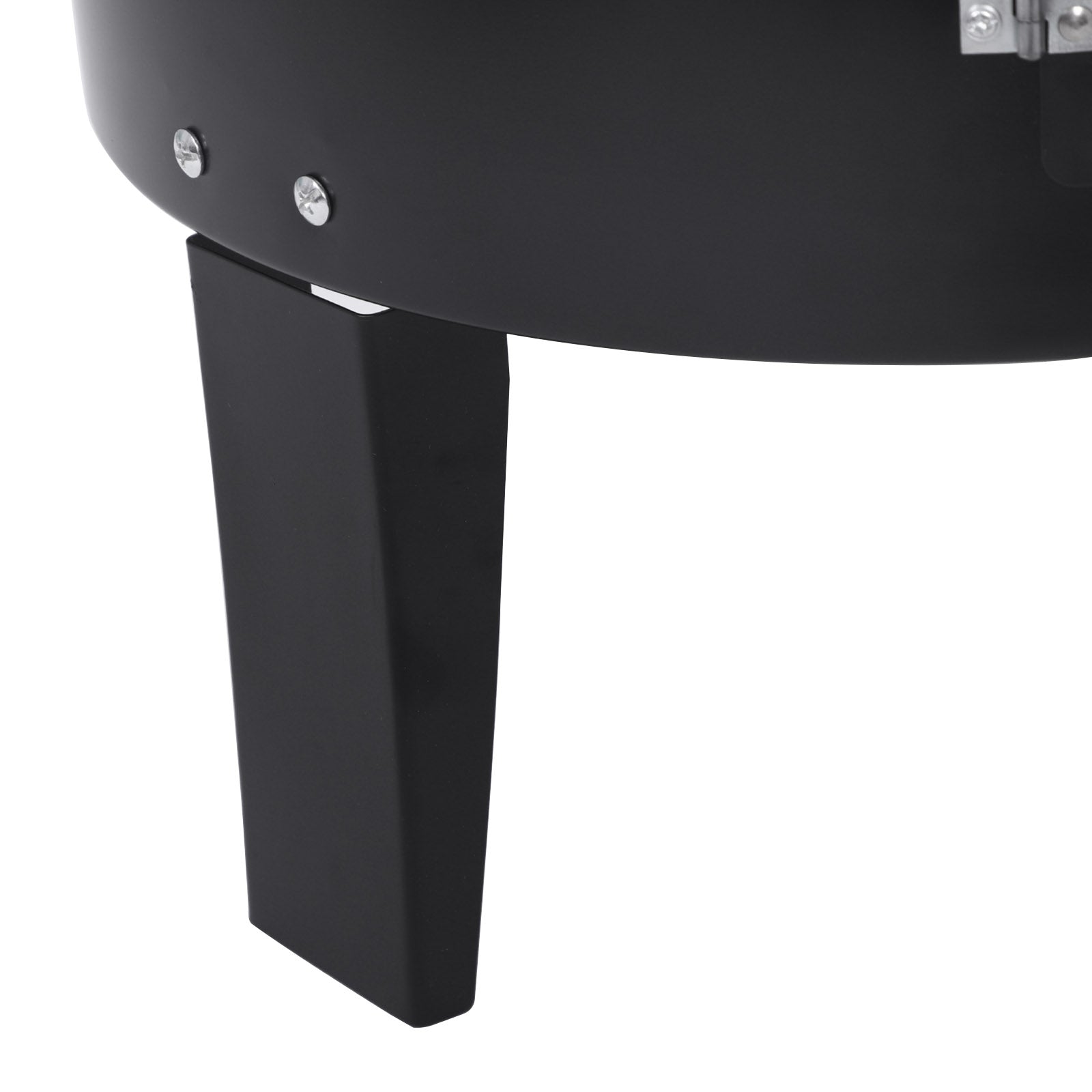 Avtagbar 3-i-1 vertikal kolrökare bärbar BBQ Rökare Grill