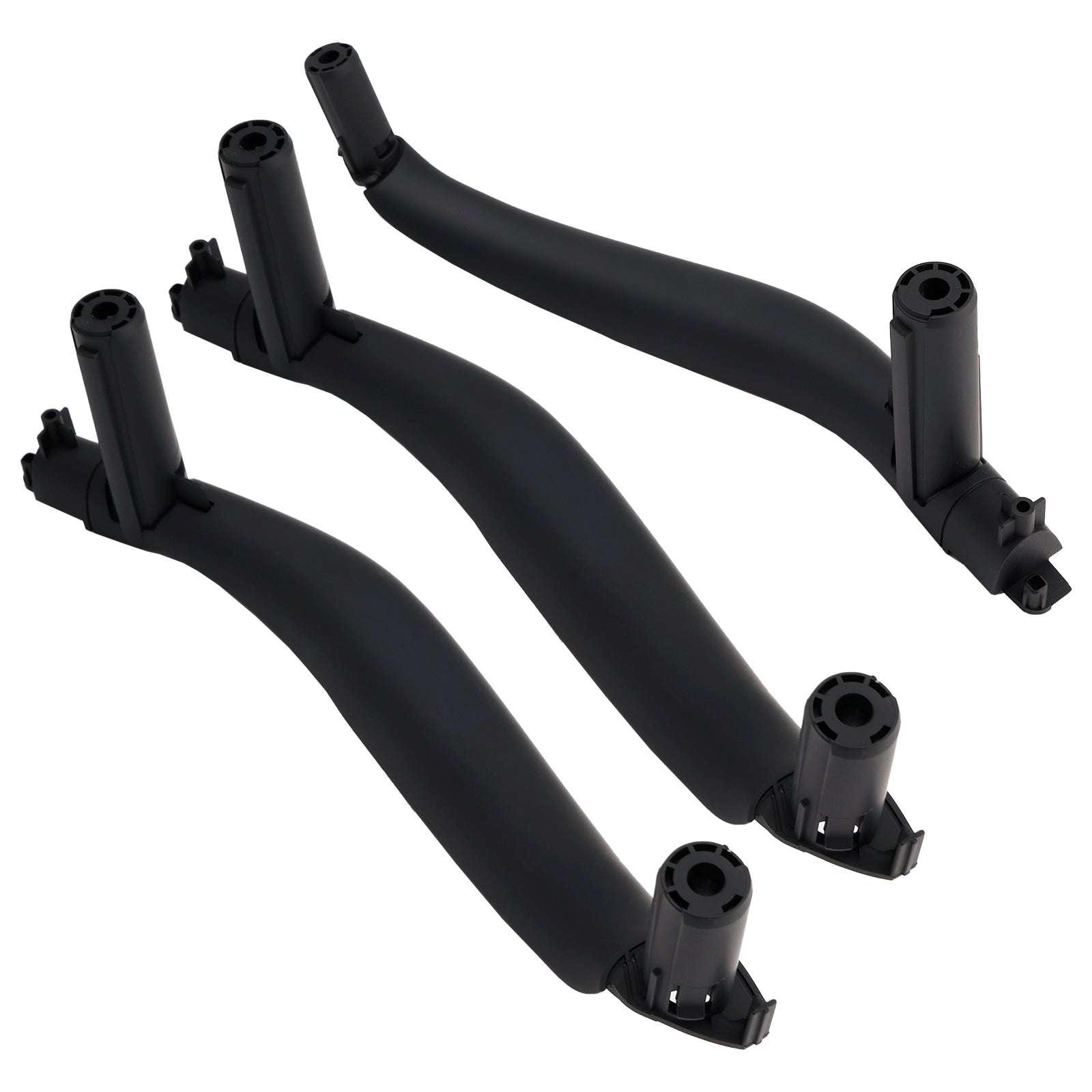 LHD 3PC Interior Door Handle Pull Cover For BMW X5 F15 X6 F16 2014-2018