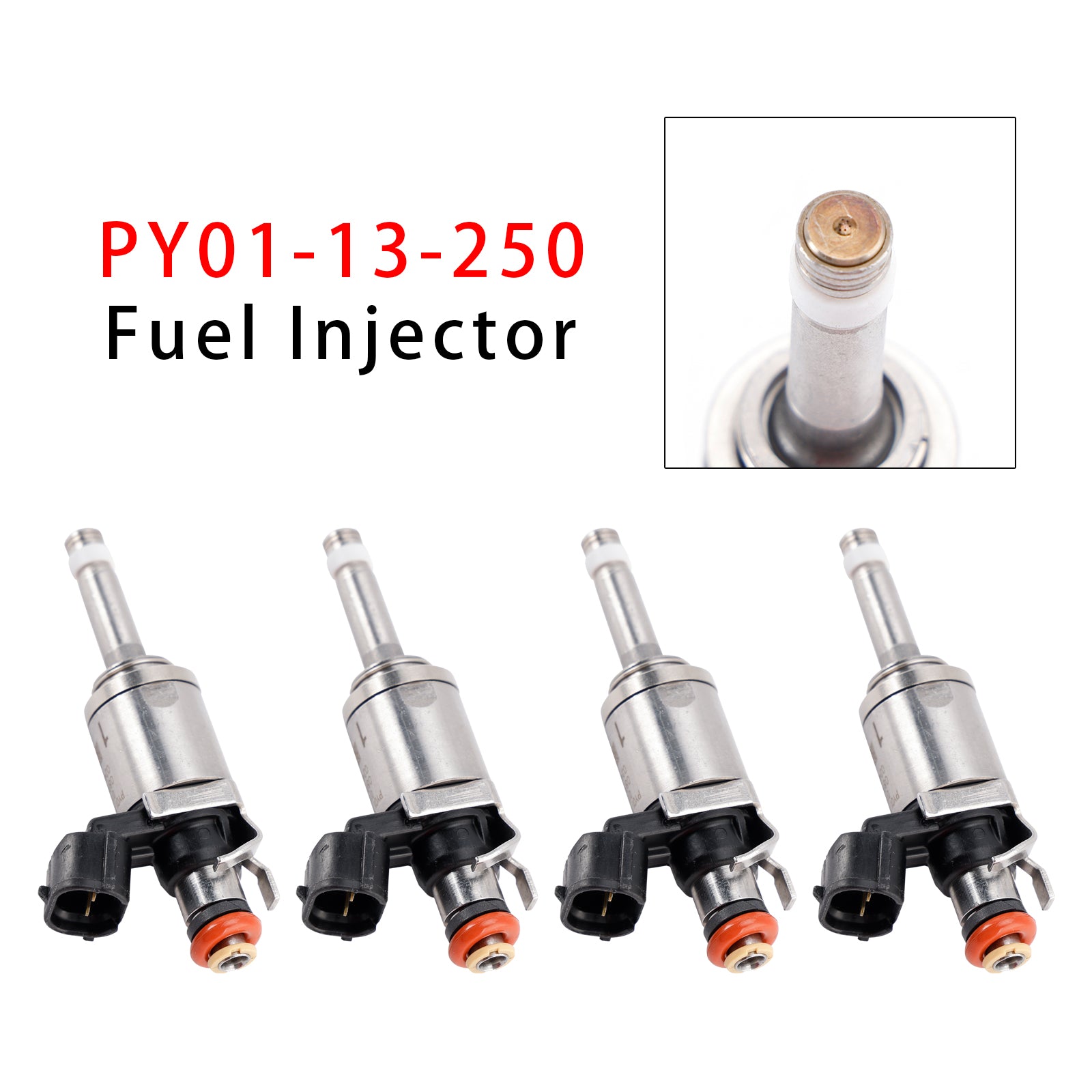 4Pcs Fuel Injector For Mazda 3 6 CX-5 CX-9 2014-2025 2.5L PY01-13-250