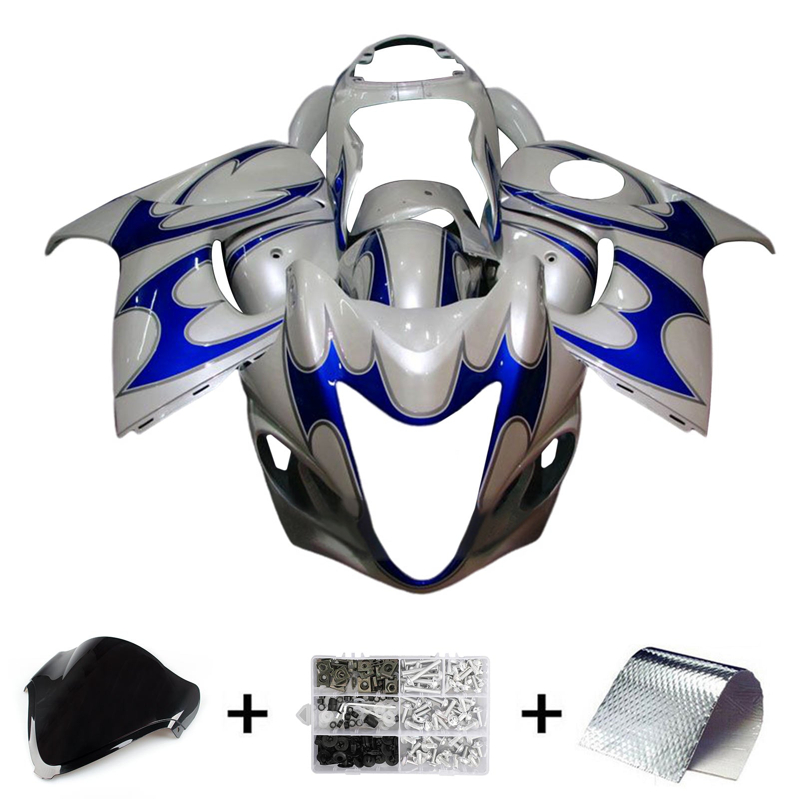 2008-2020 Suzuki Hayabusa GSX1300R Injektionsmässa kit Bodywork Plastic ABS