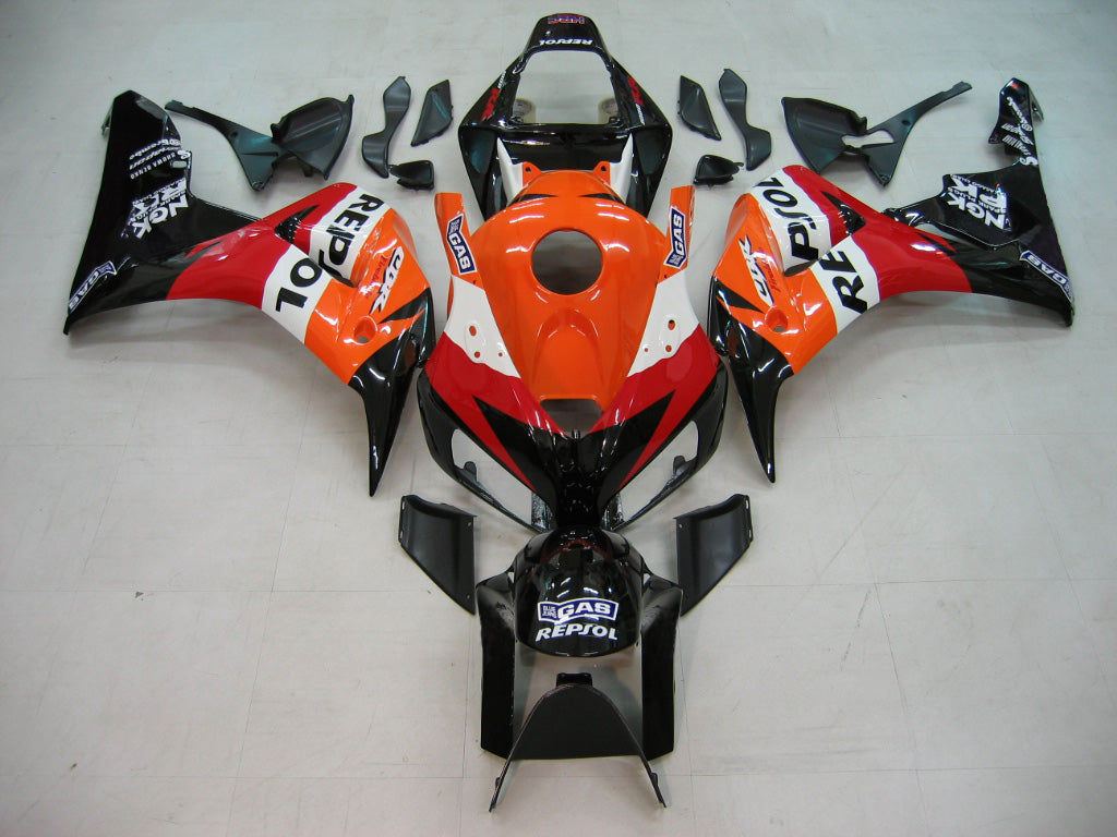 2006-2007 CBR1000RR BODYWORK FAIRING ORANGE ABS PUSHED PLASTICS SET GENERIC