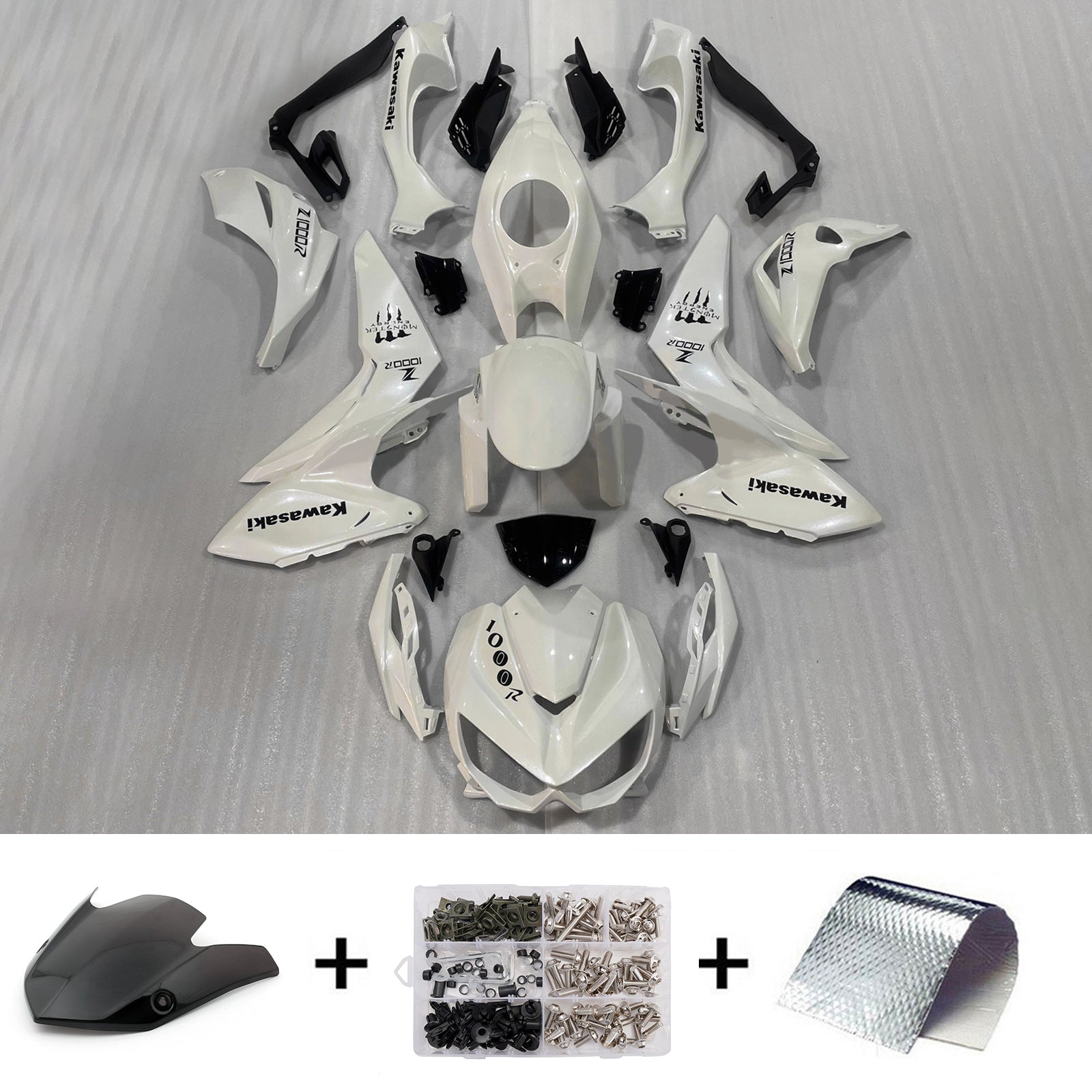 Injection Fairing Kit Bodywork Plastic ABS fit For Kawasaki Z1000 2014-2017