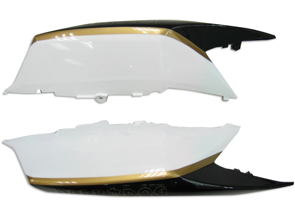 2008-2010 Suzuki GSXR 600 750 Noir Blanc Suzuki Racing Carénages Générique