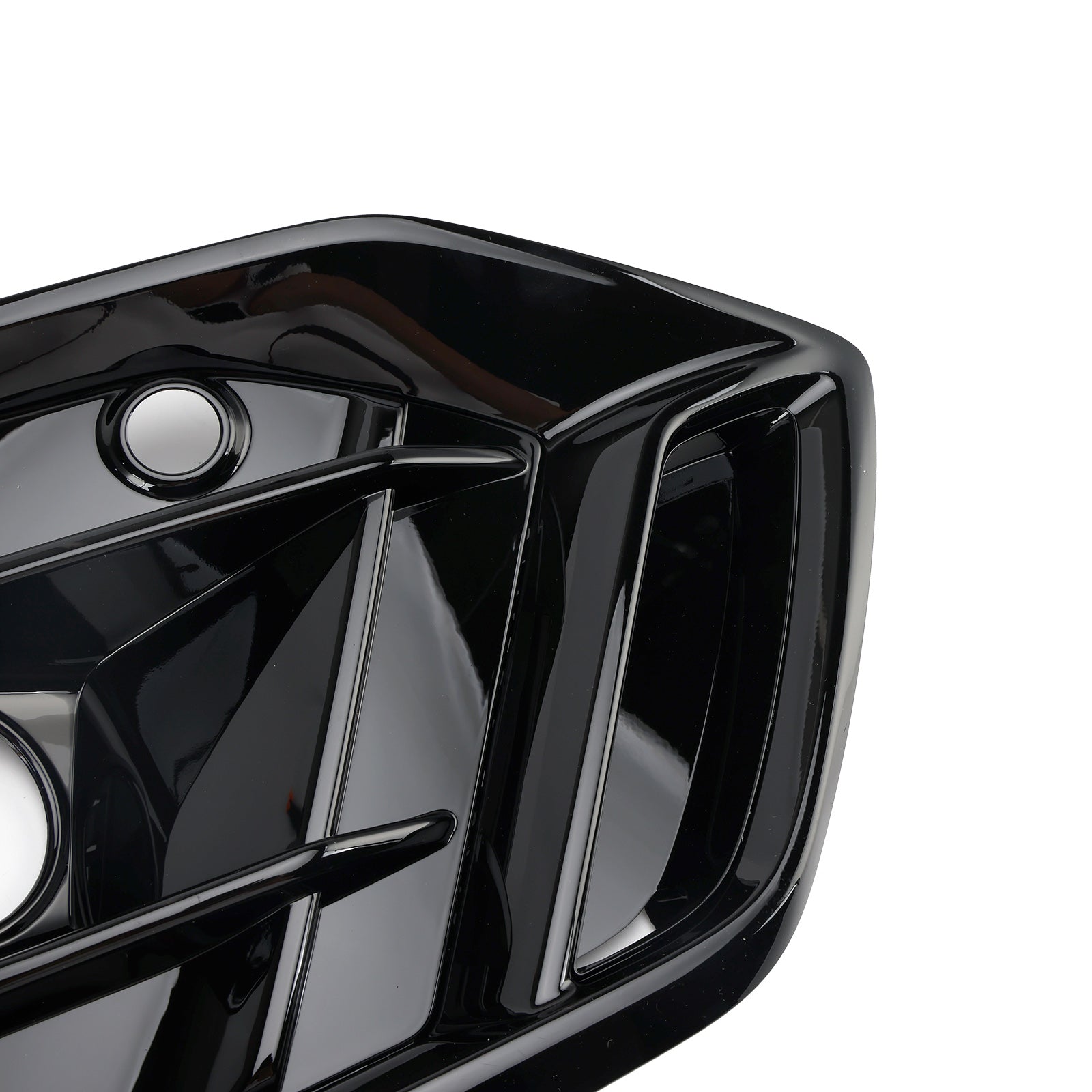 2021-2025 Audi Q5 SQ5 S-Line svart främre dimlampa grillkåpa