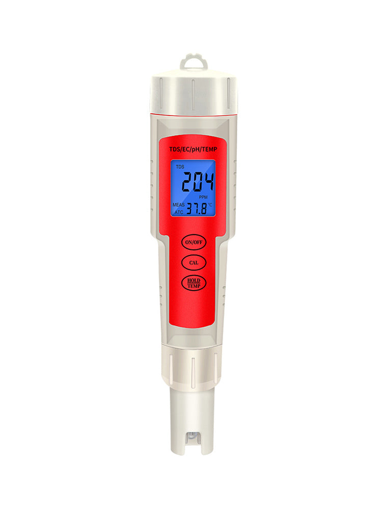 4in1 pH/TDS/EC/Teplota Digitálny meter tester Analýza kvality vody pera