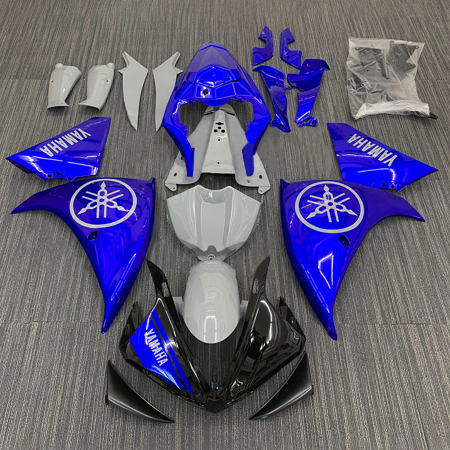 2012-2014 YAMAHA YZF-R1 injektionsmässa kit karosseriplast ABS