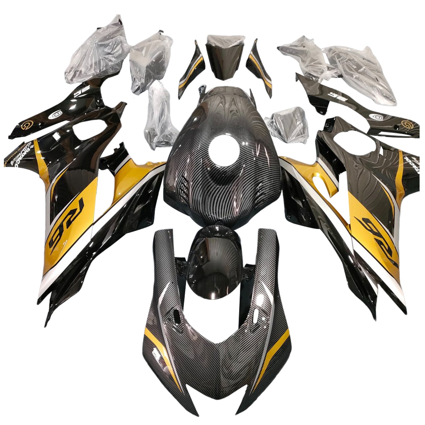 2017-2023 Yamaha YZF-R6 Kit de camerage d'injection Bodywork Plastic Abs
