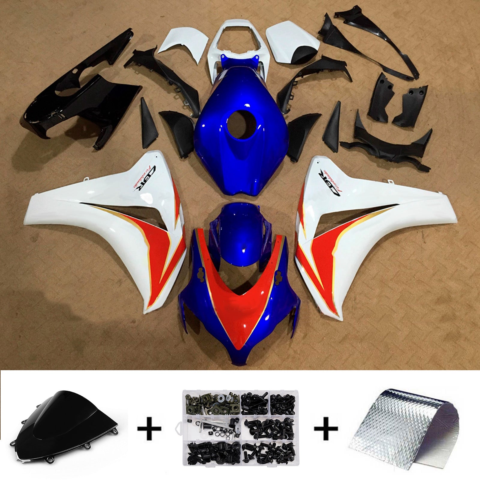 Injection Fairing Kit Bodywork Plastic ABS For Honda CBR1000RR 2008-2011