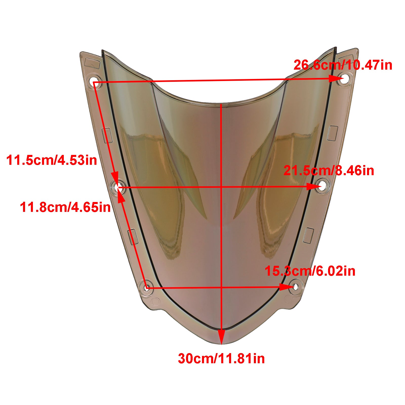 2021-2023 Kawasaki Ninja ZX-10R vindrutan vindskärmskydd