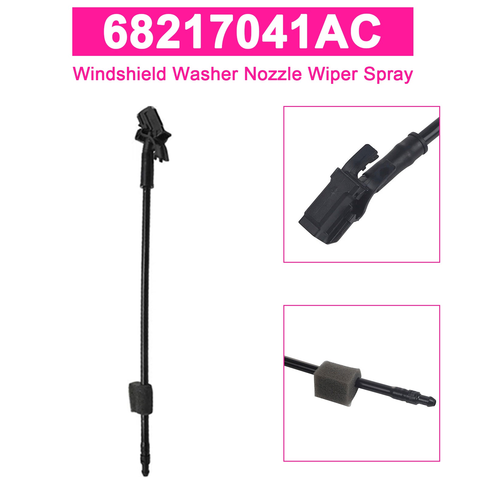 2015-2023 Dodge Challenger Windshield Washer Nozzle Wiper Spray 68217041AC