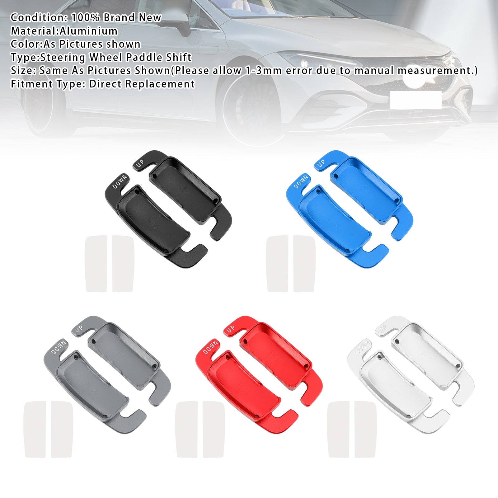 Extension de paletteur de volant pour Benz a c gle 2022up aluminium