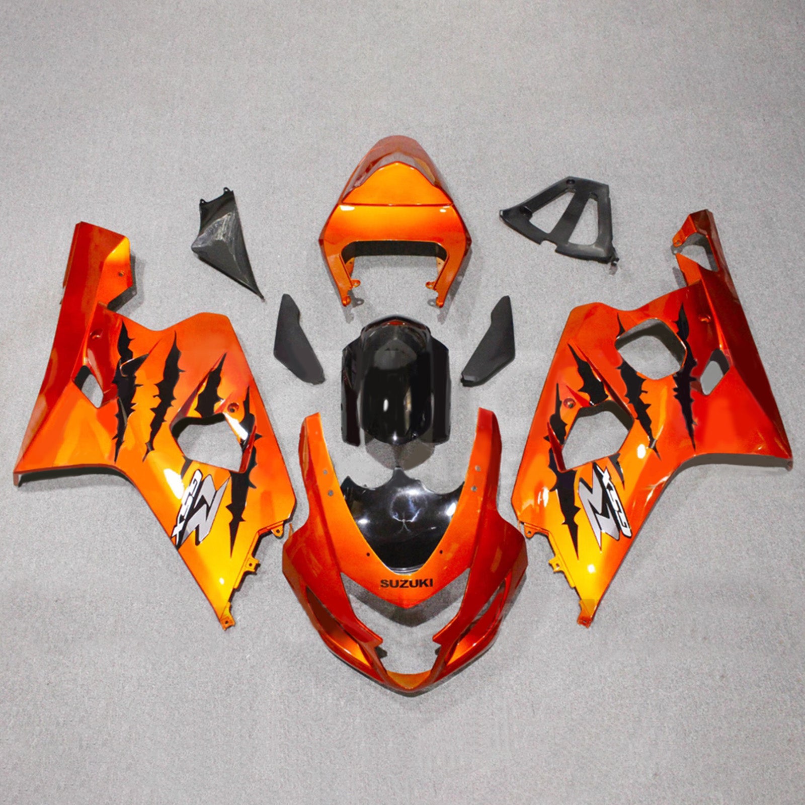 Injection Fairing Kit Bodywork Plastic ABS For Suzuki GSXR 600/750 2004-2005 K4