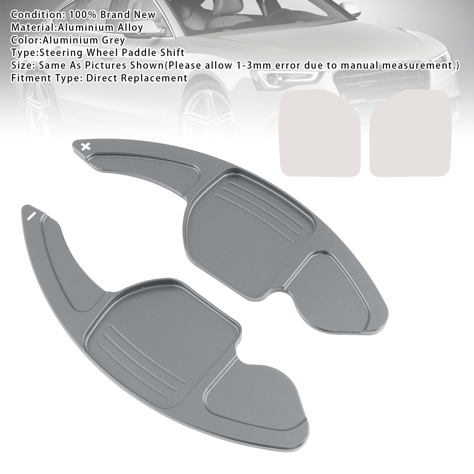 Extensión de palanca de cambios del volante para Audi A3 A4 A5 A6 A8