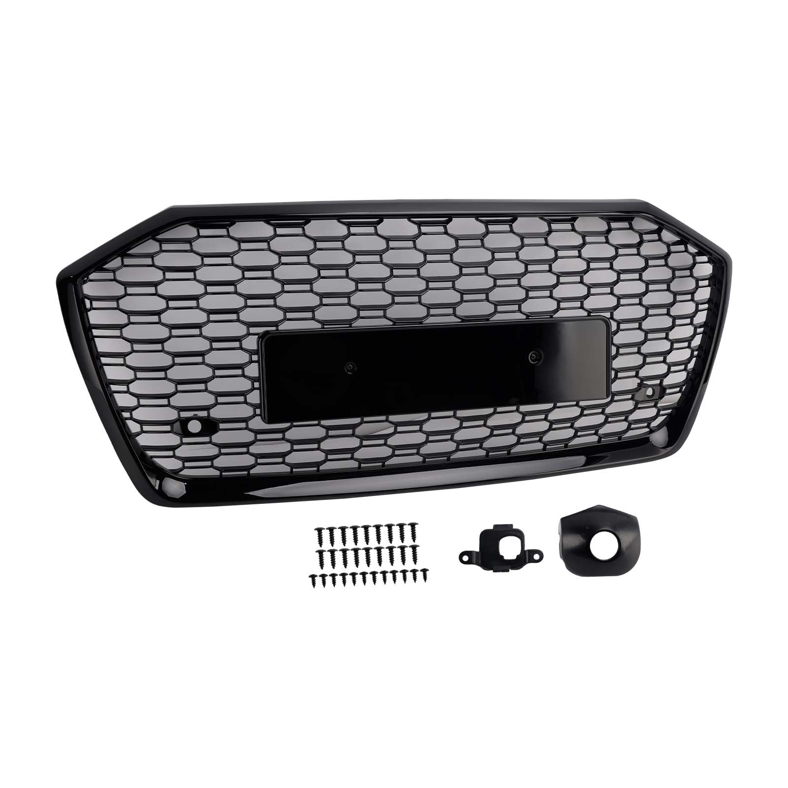 2019-2023 Fit Audi A6 S6 W//O ACC RS6 Style Honeycomb Mesh Front Grille Grill