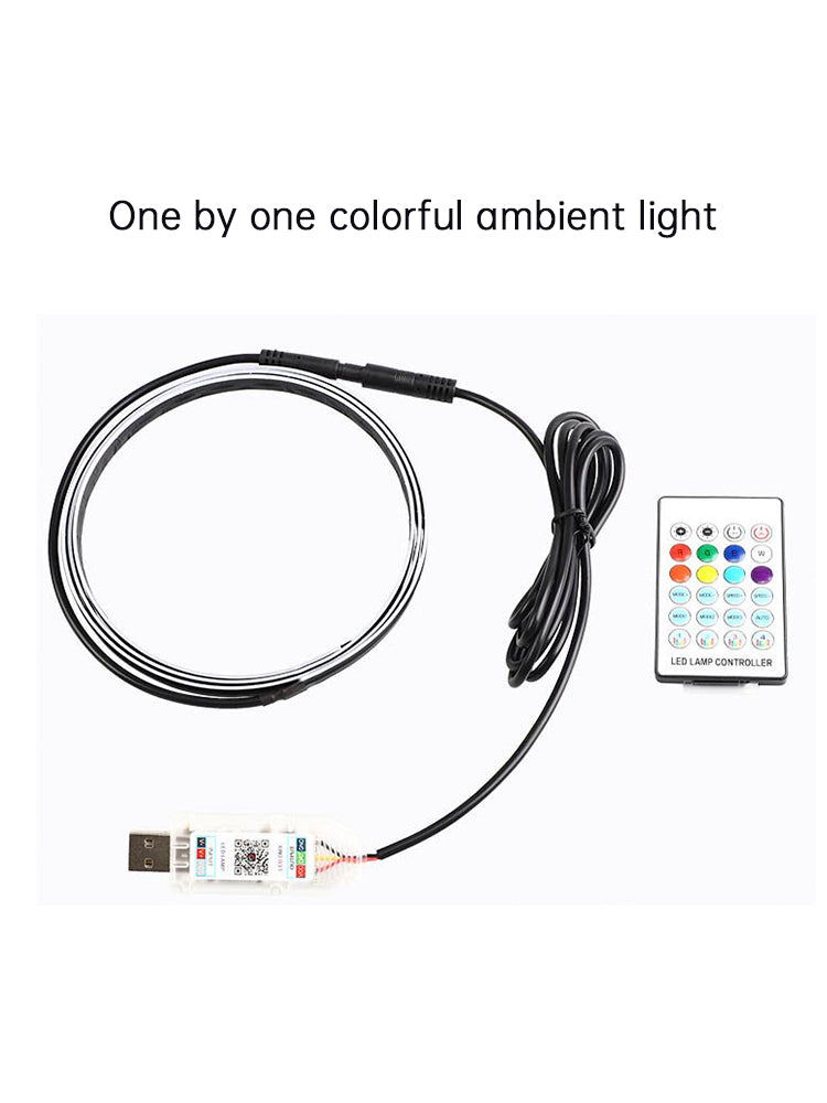 Centrale bediening Ambient Interior Kleurrijk LED vloeiend decoratief licht 110 cm