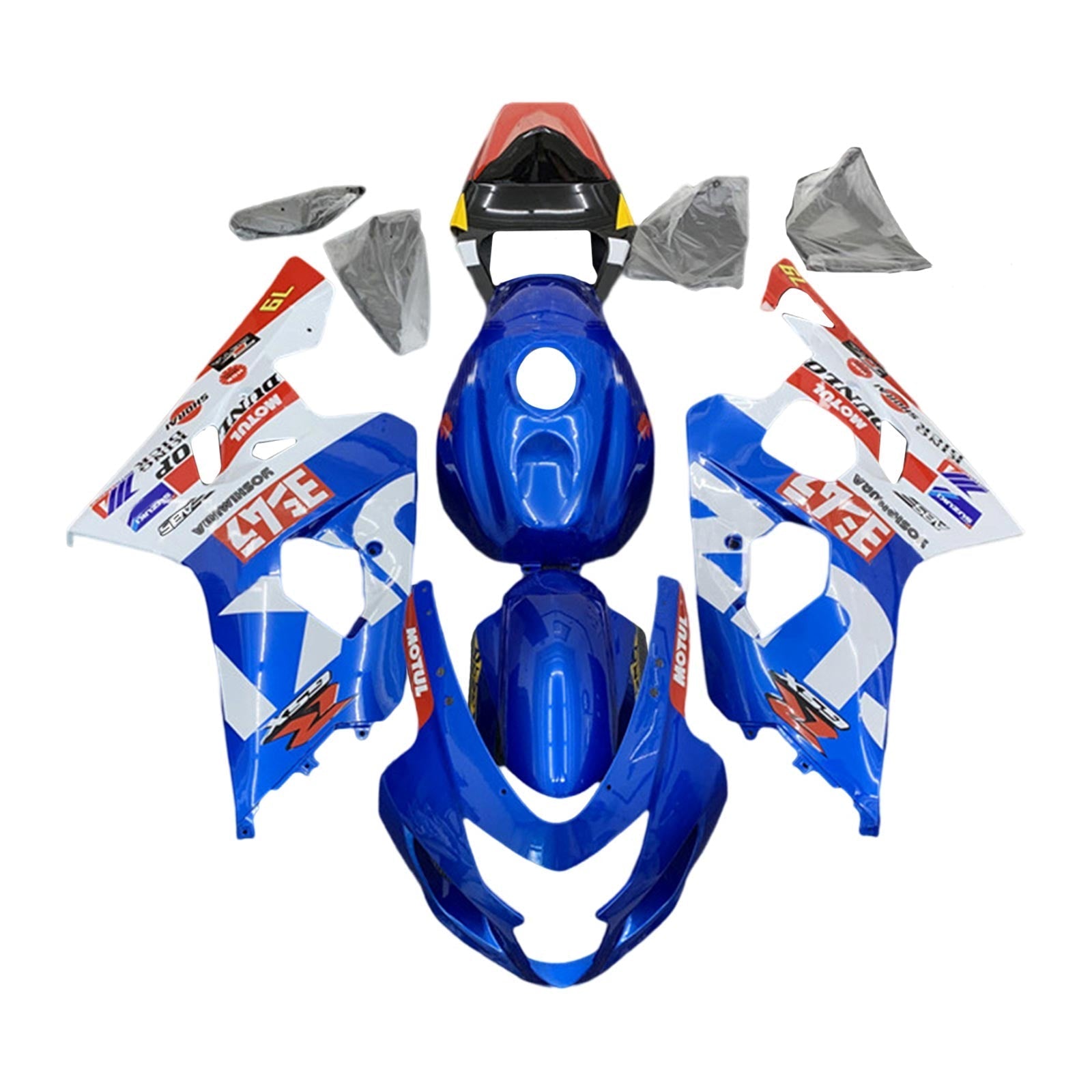 2004-2005 Suzuki GSXR 600/750 K4 Kit de carenado Carrocería Plástico ABS
