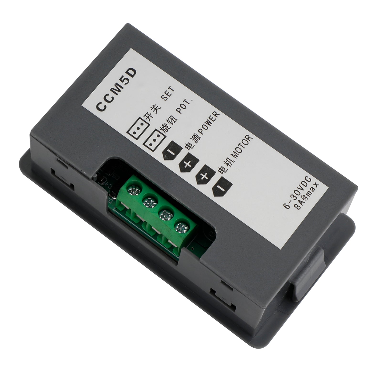 Contrôleur de vitesse de moteur à courant continu PWM 6V 12V 24V 5A, télécommande réversible sans fil