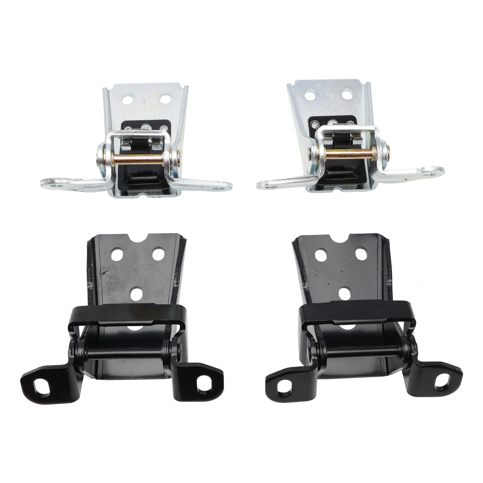 1980-1996 Ford Bronco övre &&; Nedre dörrgångjärn 4 st Främre övre nedre dörrgångjärn 925-066