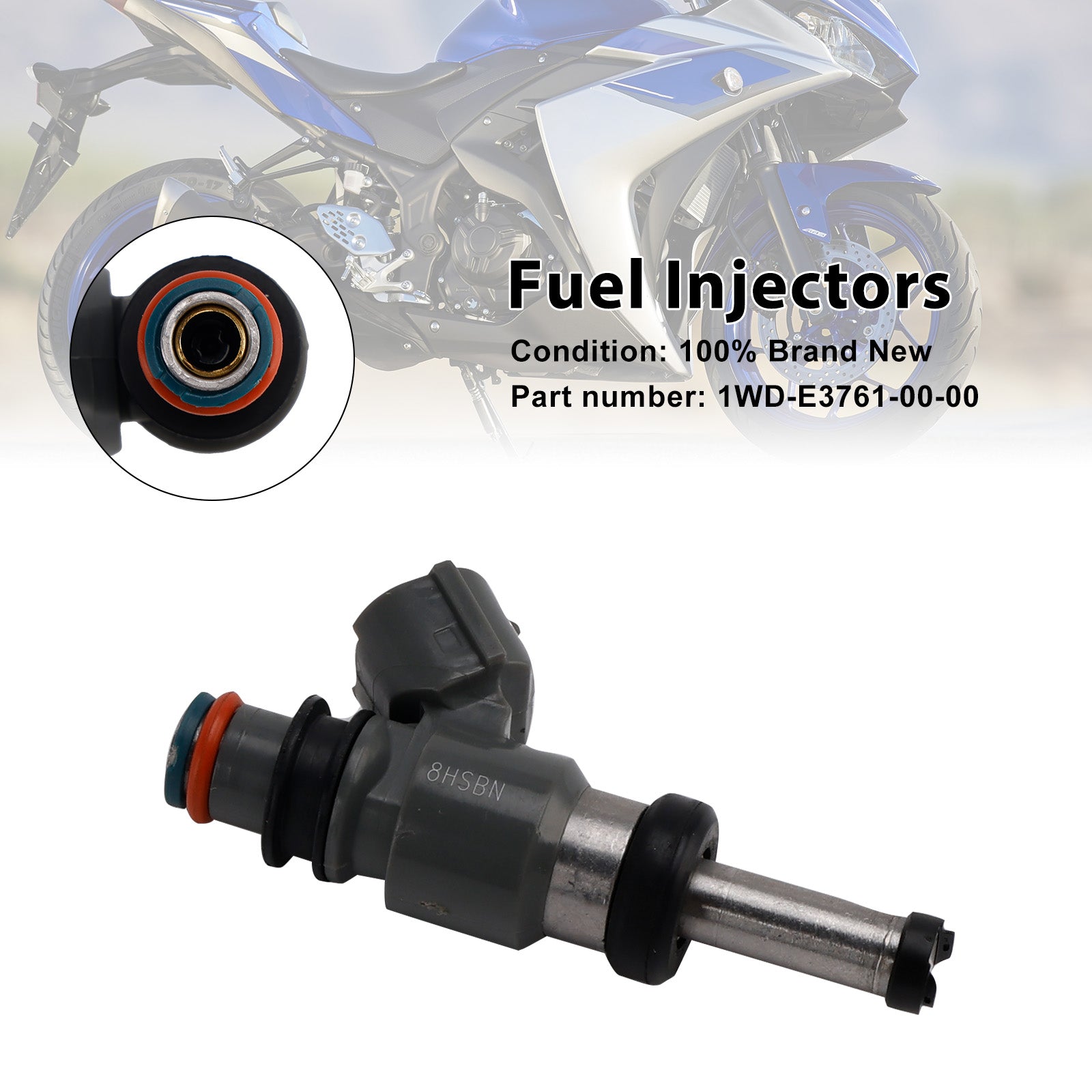 1WD-E3761-00-00 Fuel Injectors For Yamaha YZF-R3 2015-2022