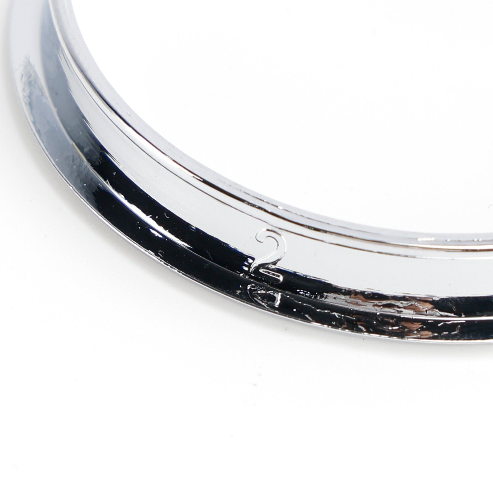 1994-2001 BMW E38 7 Series Strieborný prístrojový obklad Ring Rings Schadometer Cluster Panel 500-125