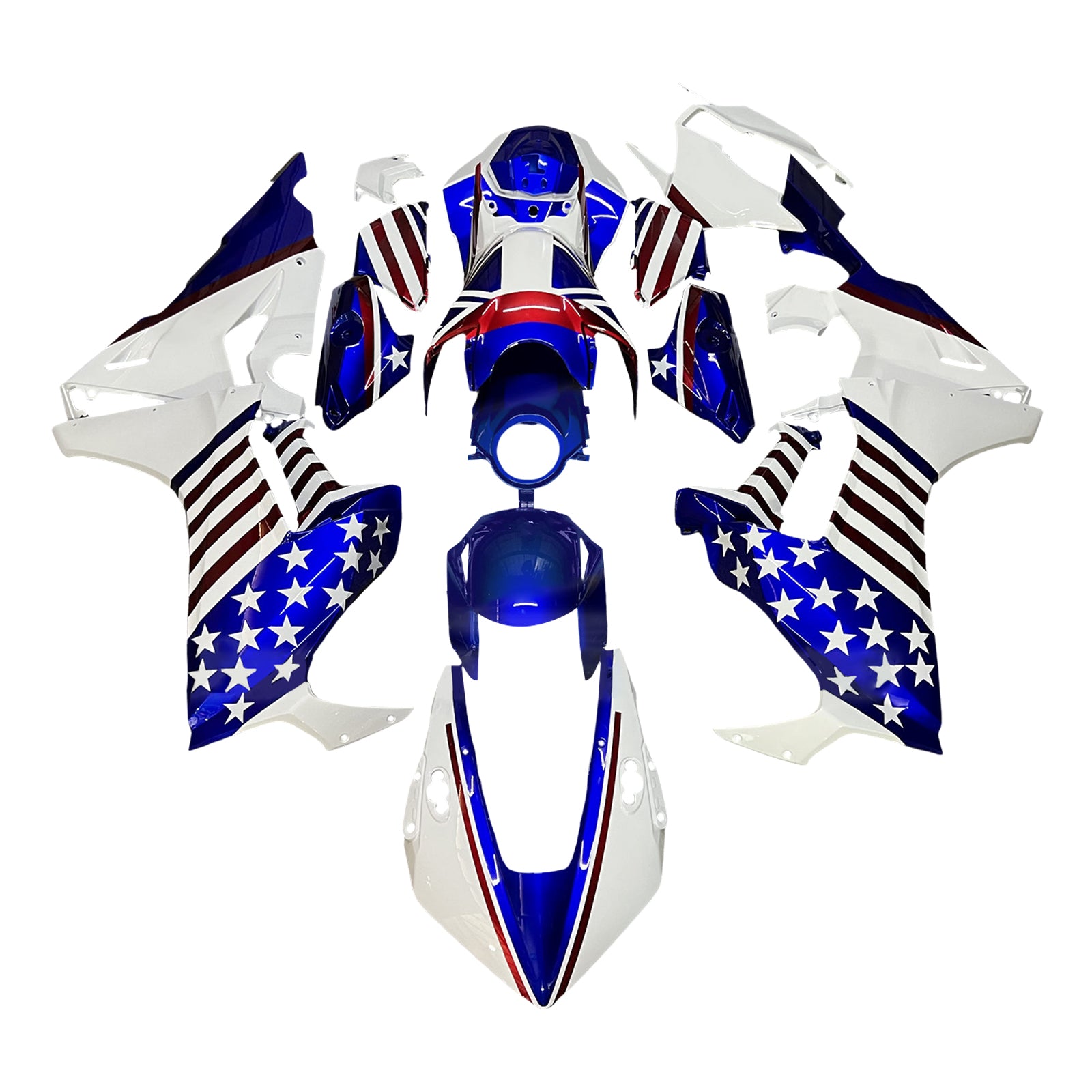 Injectiekuipset carrosserie kunststof ABS voor Honda CBR1000RR 2017-2023