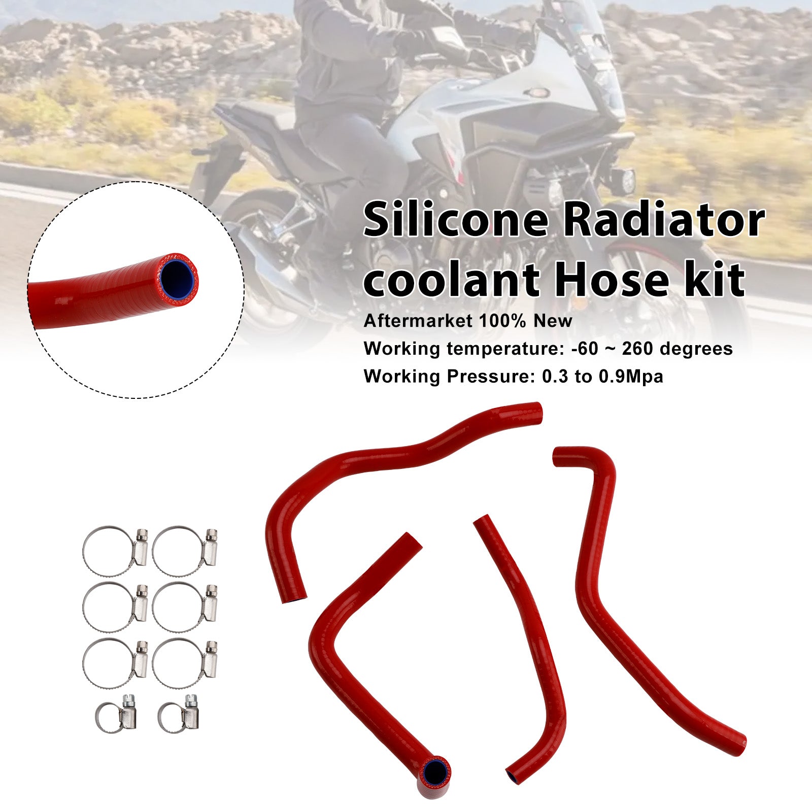 2013-2024 Honda CB500F/X/R Silicone Radiator coolant Hose