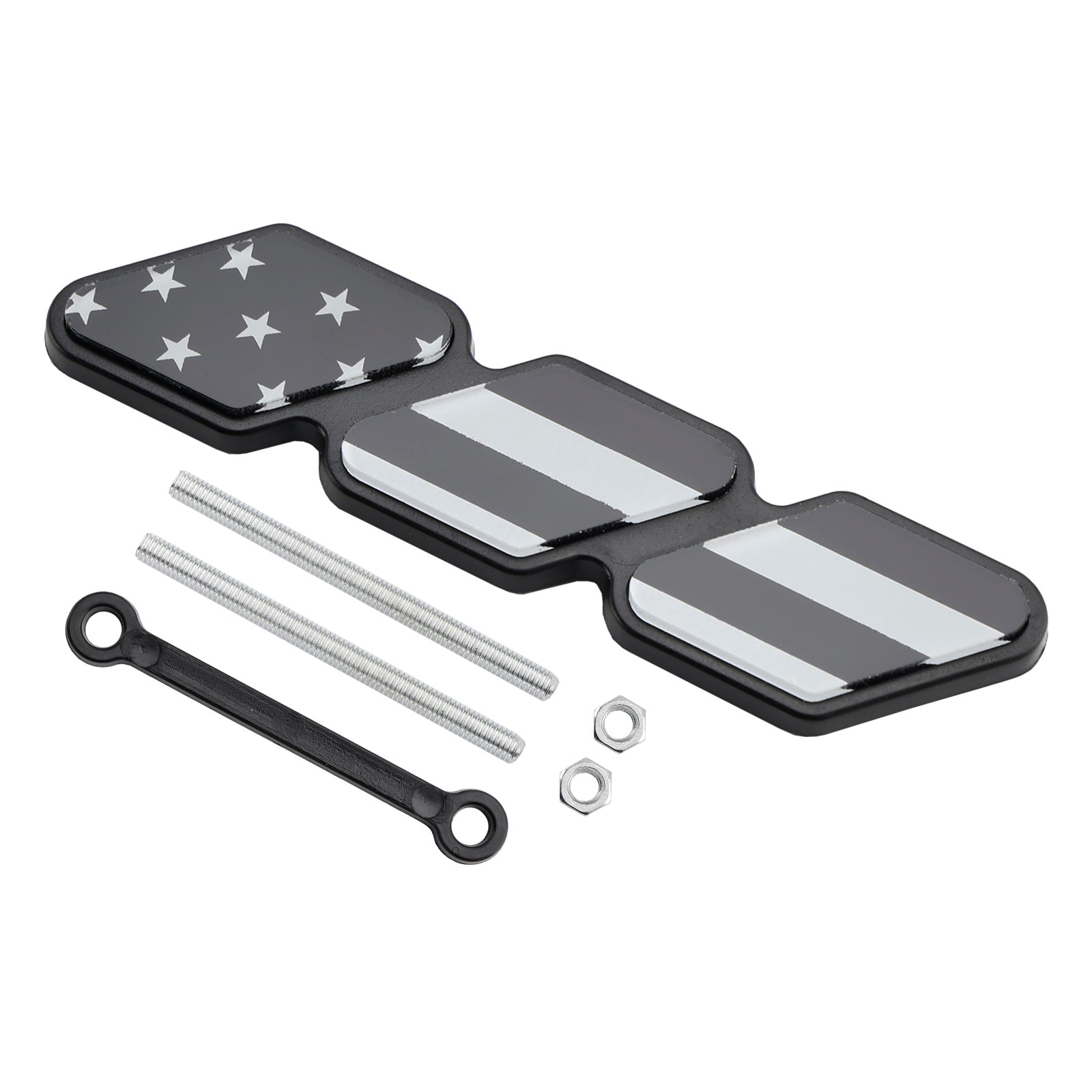 Tri-Color Grille Badge Emblem Car Accessories for Toyota Tacoma TRD Tundra RAV4