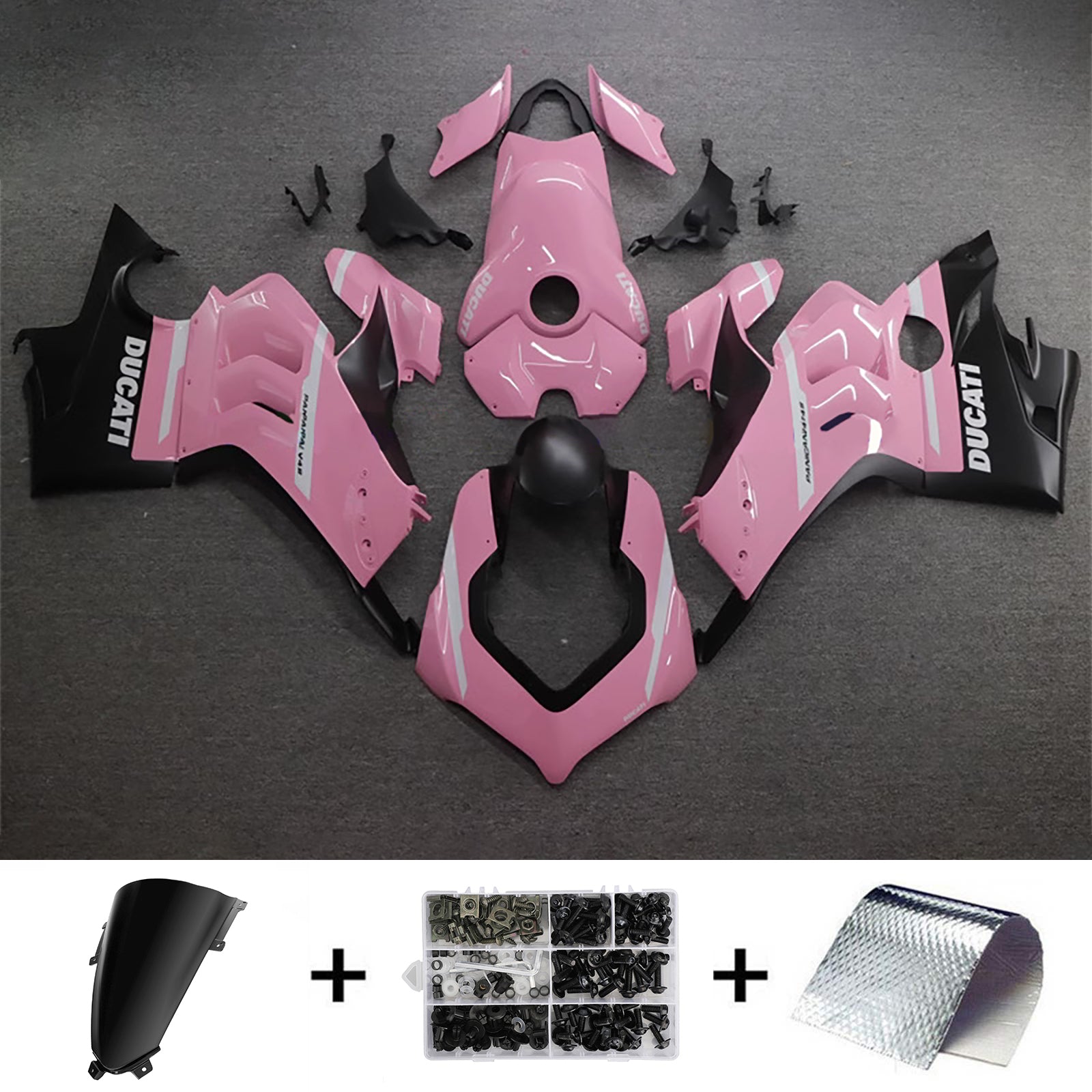 2020-2021 Ducati Panigale V4/V4S 2019-2022 V4SP/V4R Kit de camerage d'injection de carrosserie