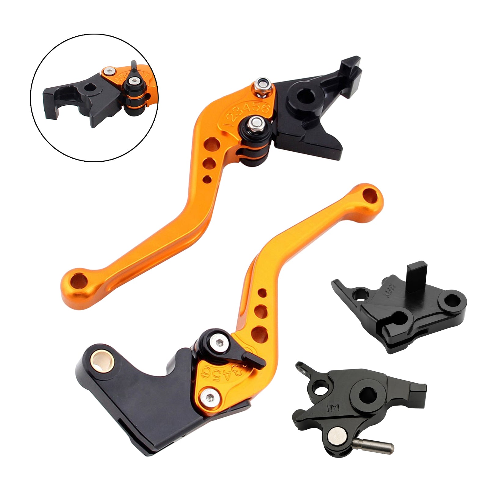 Ny kort kopplingsbromsspak Fit för CFMOTO 400NK 650NK 650MT 650GT 2020-21