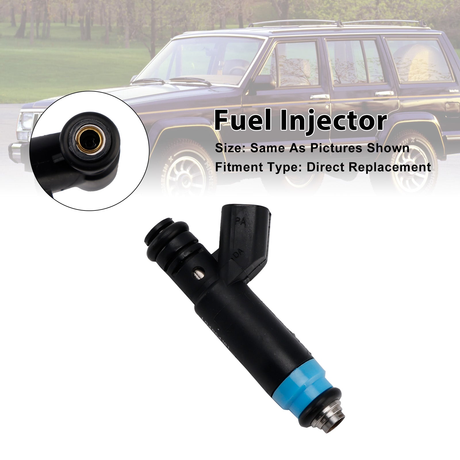 1Pcs Fuel Injector For Jeep 4.0L I6 1999-2004 Dodge RAM 04854181 0280155784