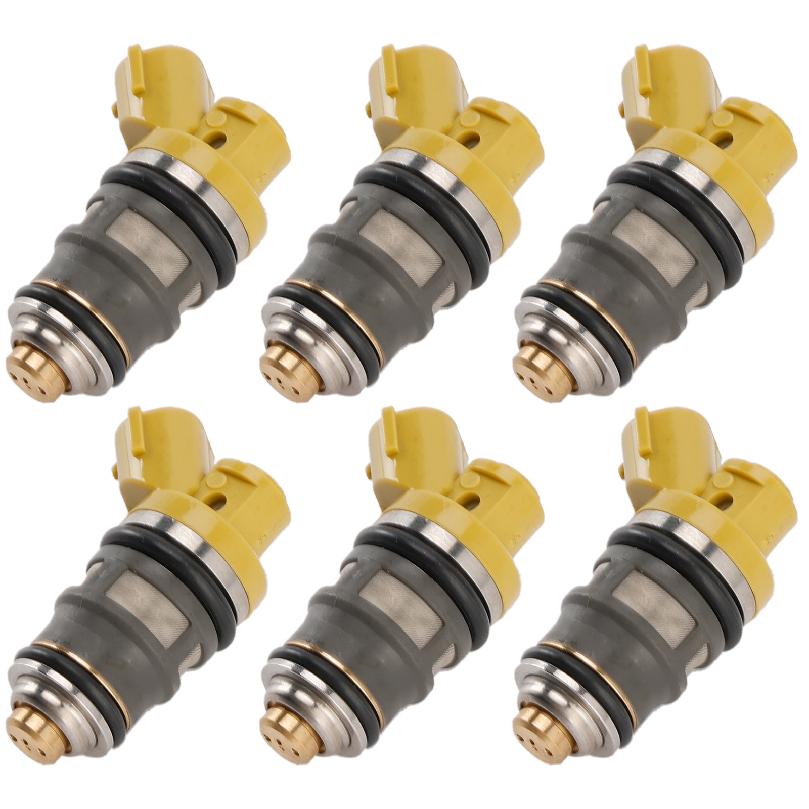 6pcs injecteur de carburant 1001-87091 Fit Denso 650cc Fit Toyota Supra JZA80 2JZGTE 2JZ