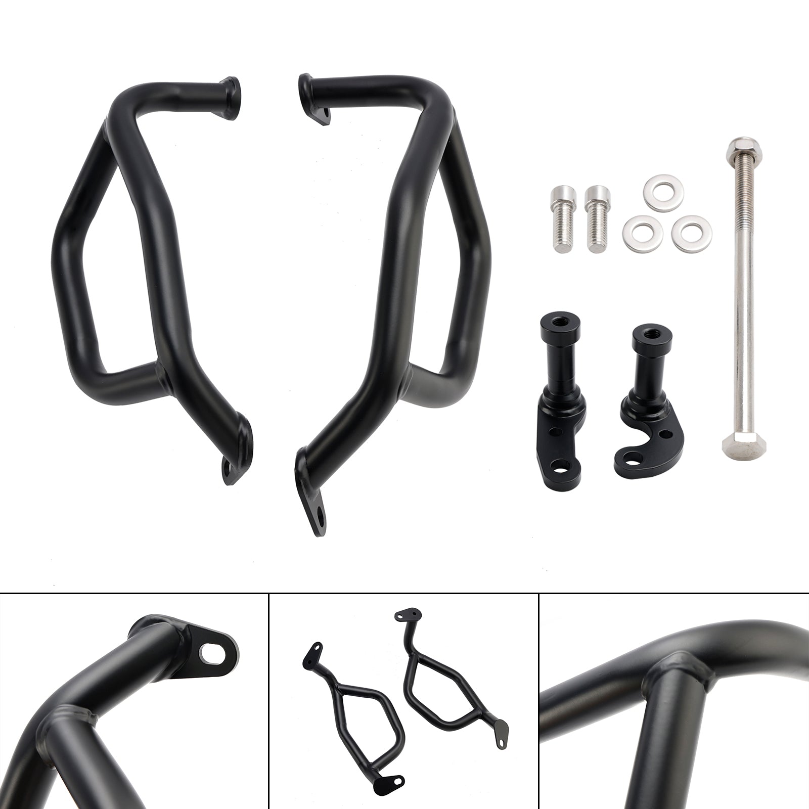 2024 Honda NX500 Engine Protect Guard Frame onderste valbeugel Zilver