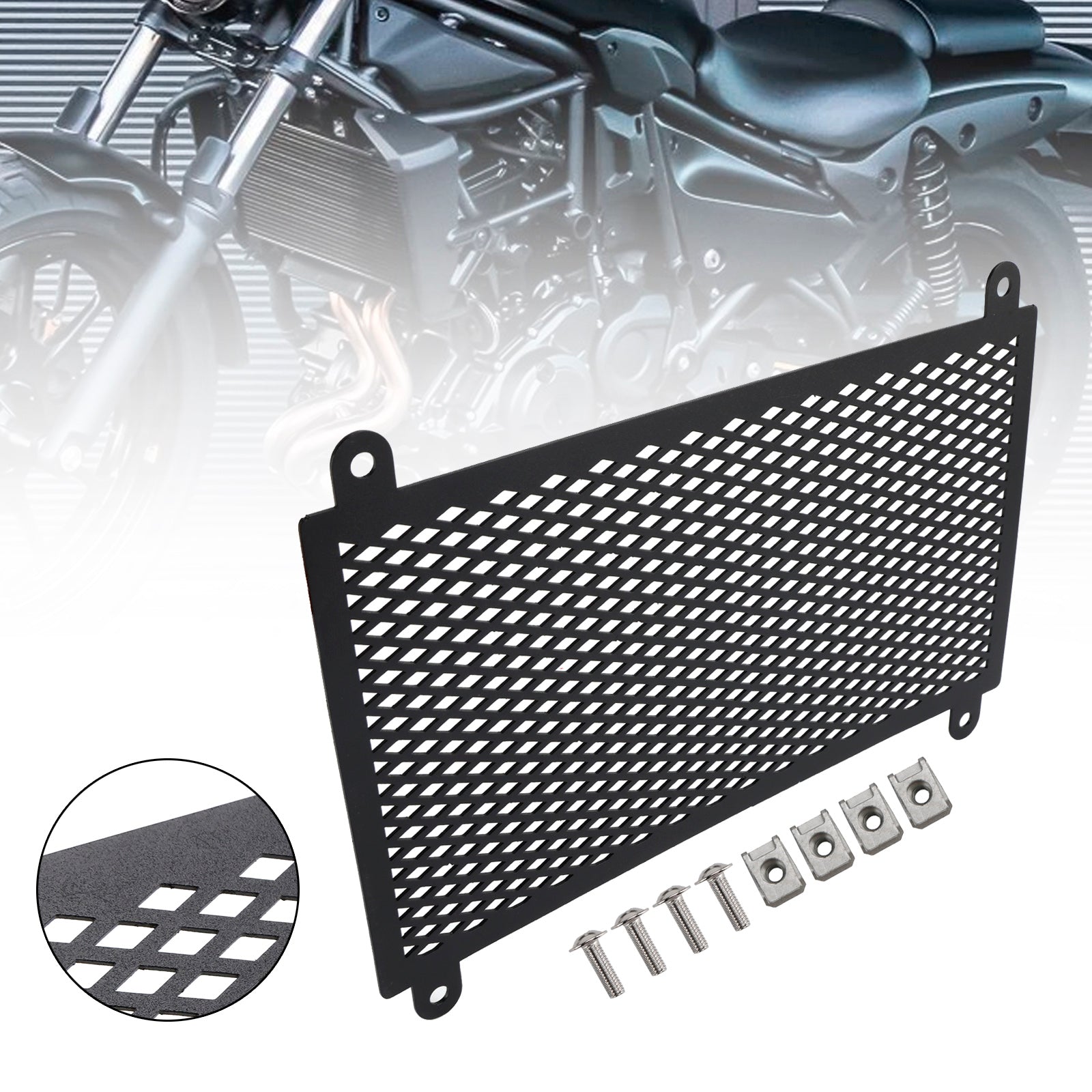 2024-2025 Kawasaki Eliminator 500 Radiator Guard Protector Kylarkåpa