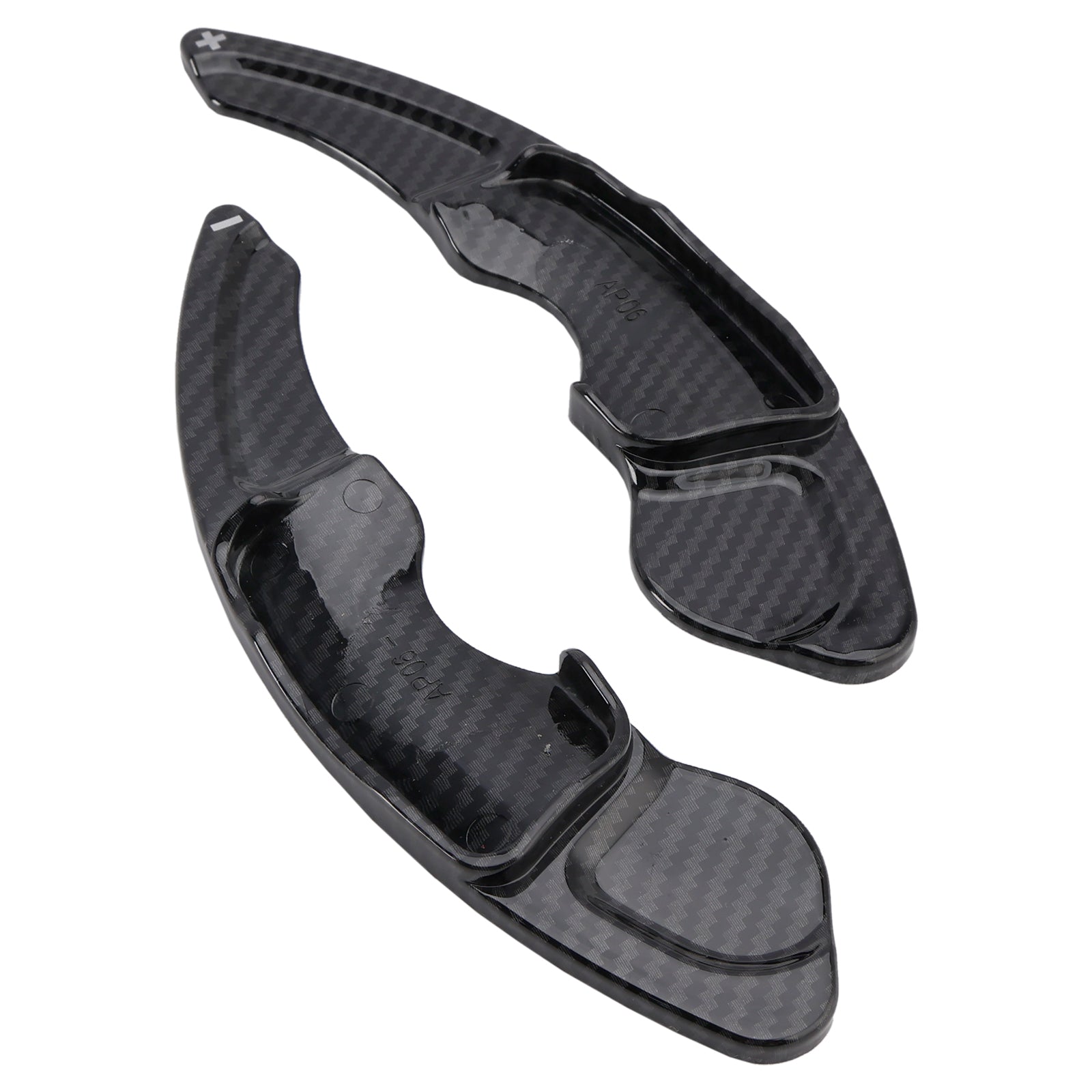 Capas de extensão de shifter de roda de carbono com look de carbono