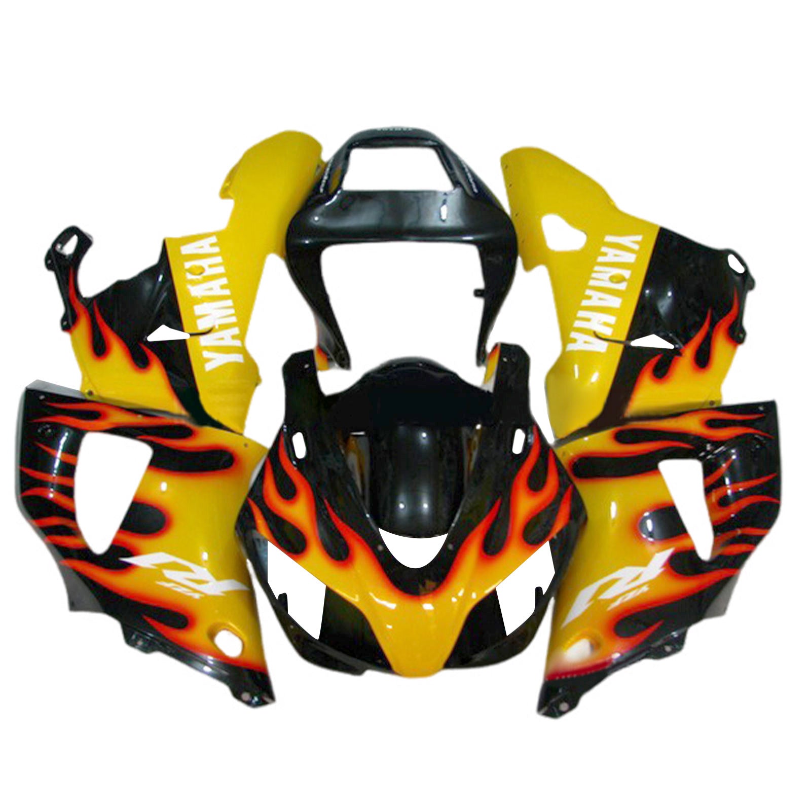 1998-1999 YAMAHA YZF-R1 injektionsmässa kit Bodywork Plastic ABS