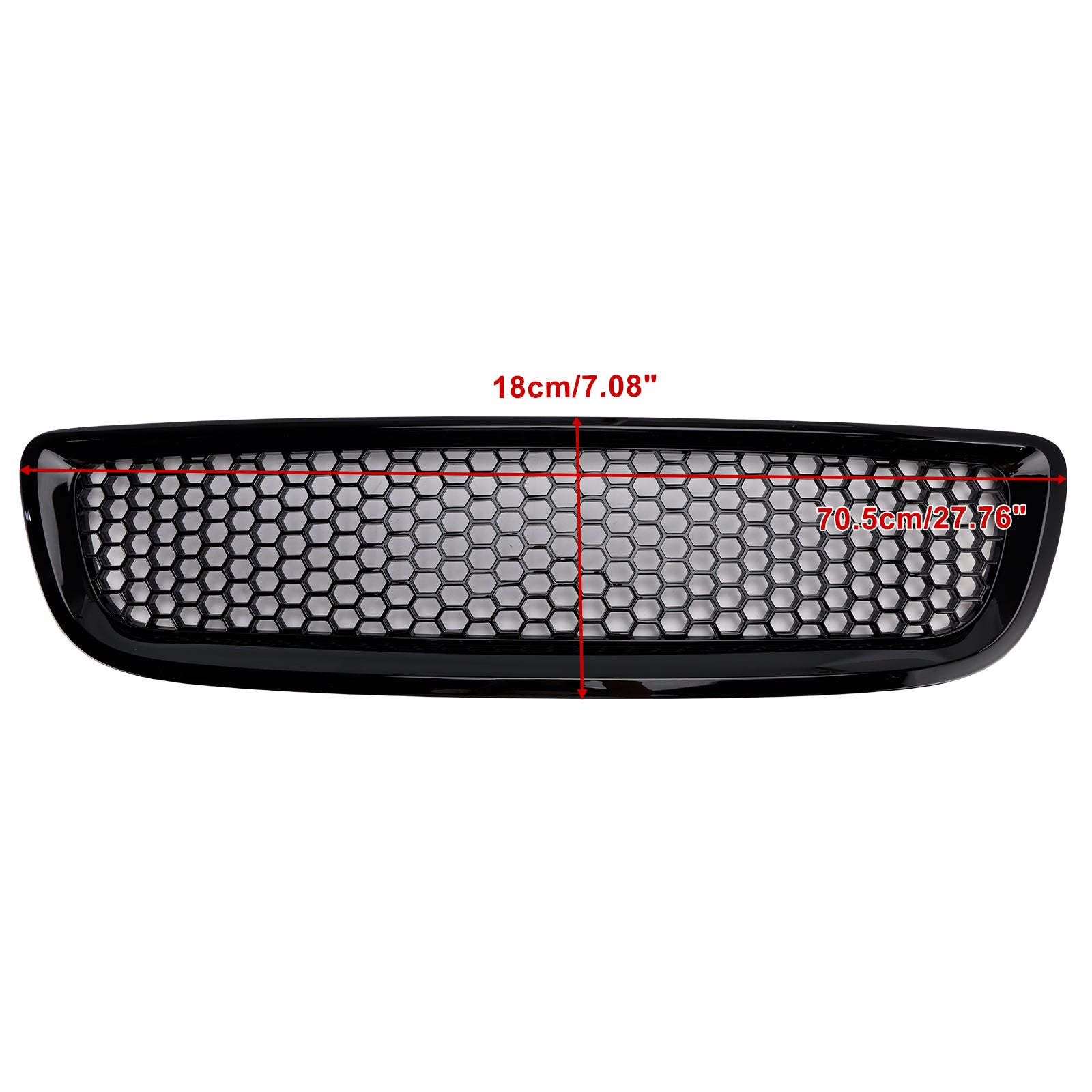 2008-2012 Volvo S40 V50 Grille de pare-chocs avant noir brillant en nid d'abeille