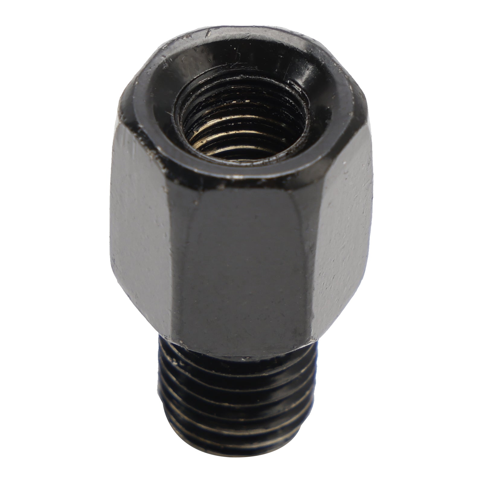 2x Univerzálne fit motocykle zrkadlové adaptéry 8 mm štandardné až 10 mm reverz