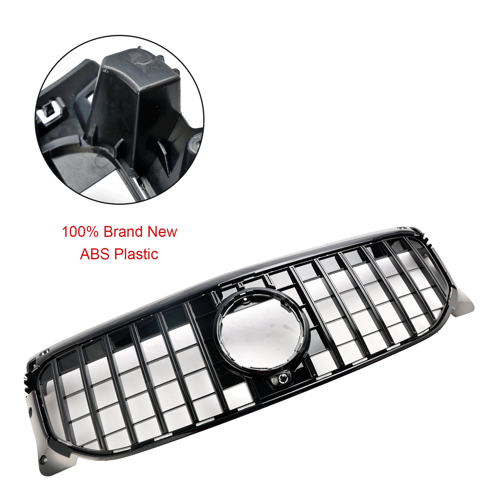 2020-2023 Mercedes Benz GLB X247 Gloss Black Front Bumper Grill Grill