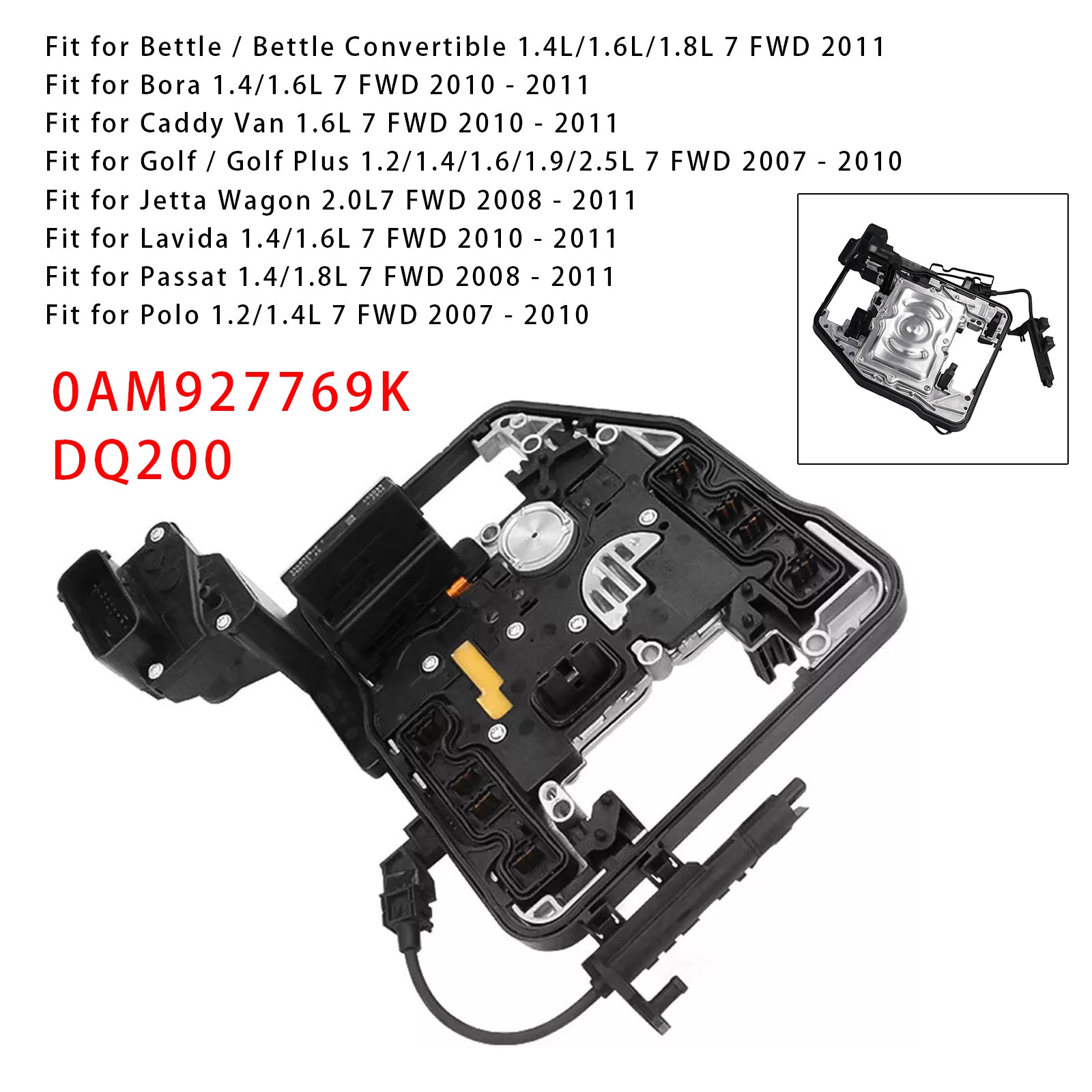 0AM Transmission Control Unit TCU TCM 0AM927769K DQ200 For VW Audi A3 Q3