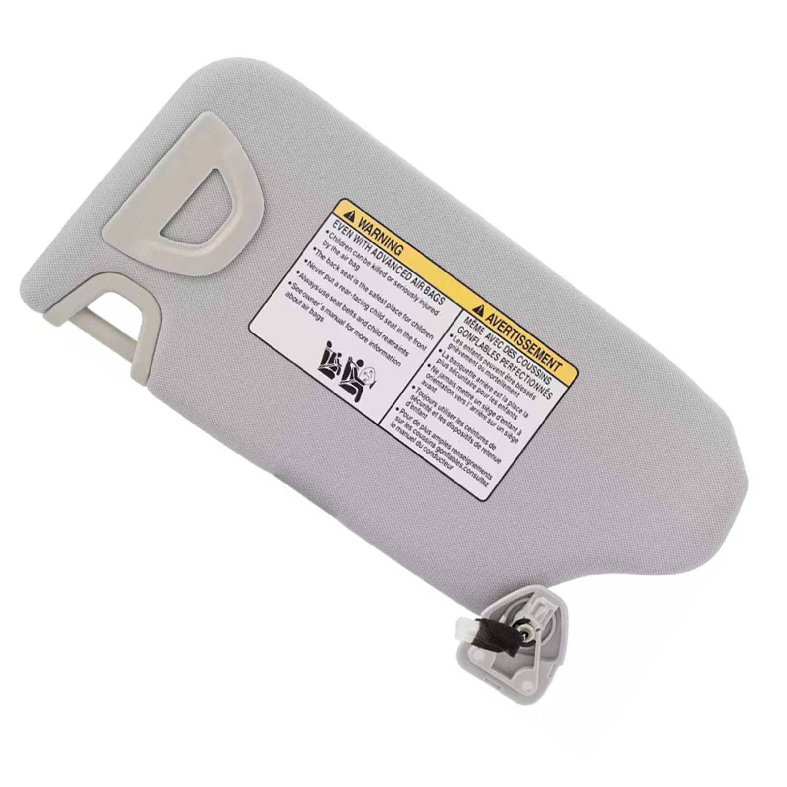 Visera solar gris para Nissan Altima 2013-2018, lado derecho, 964003TA2A