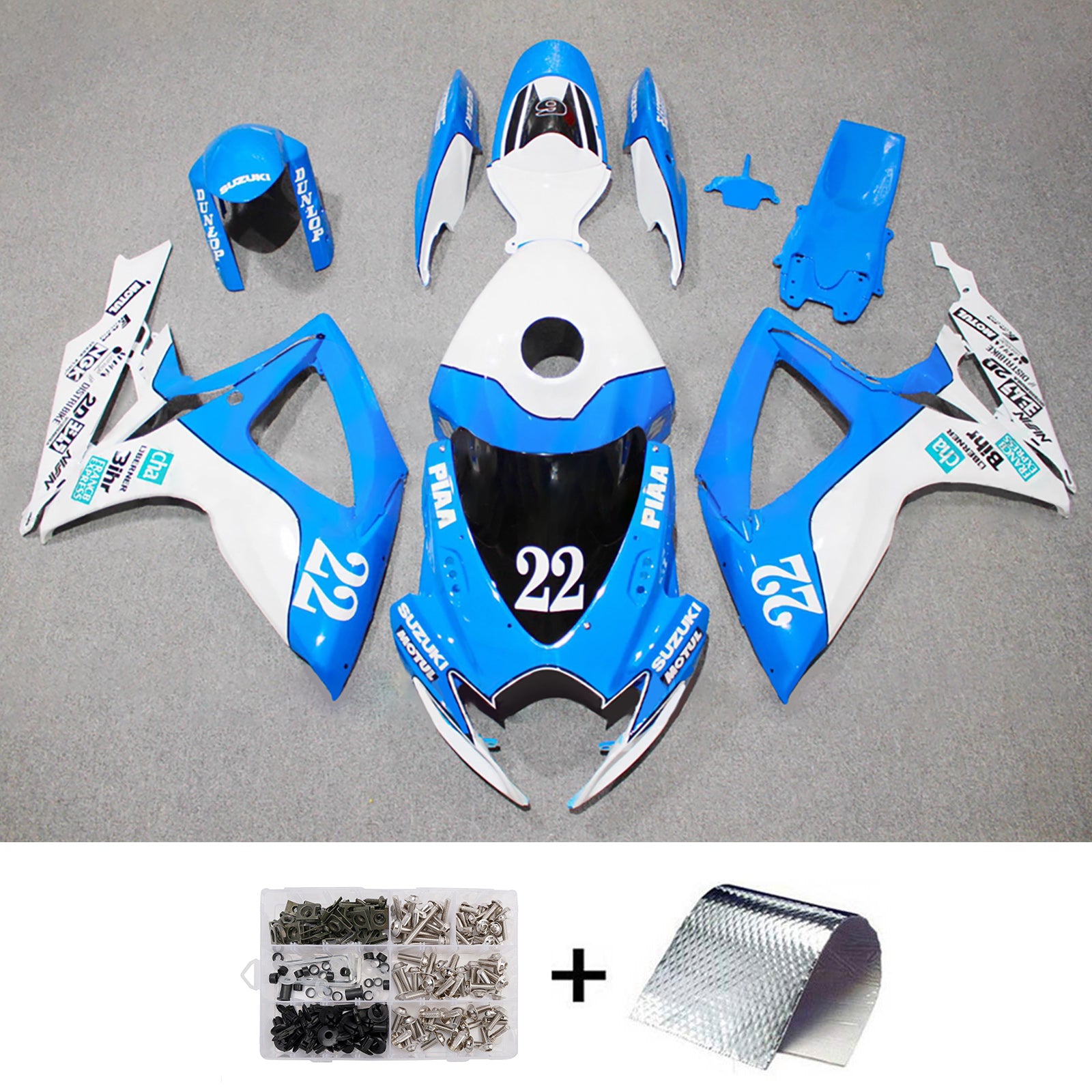 Injection Fairing Kit Bodywork Plastic ABS For Suzuki GSXR 600/750 2006-2007 K6