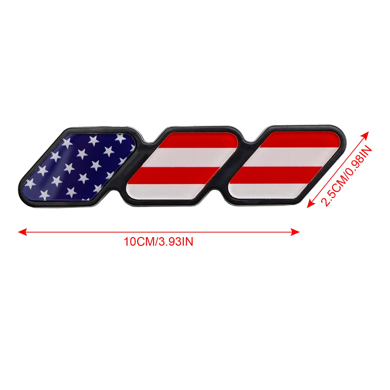 Tri-Color Grille Badge Emblem Auto-accessoires voor Toyota Tacoma TRD Tundra RAV4