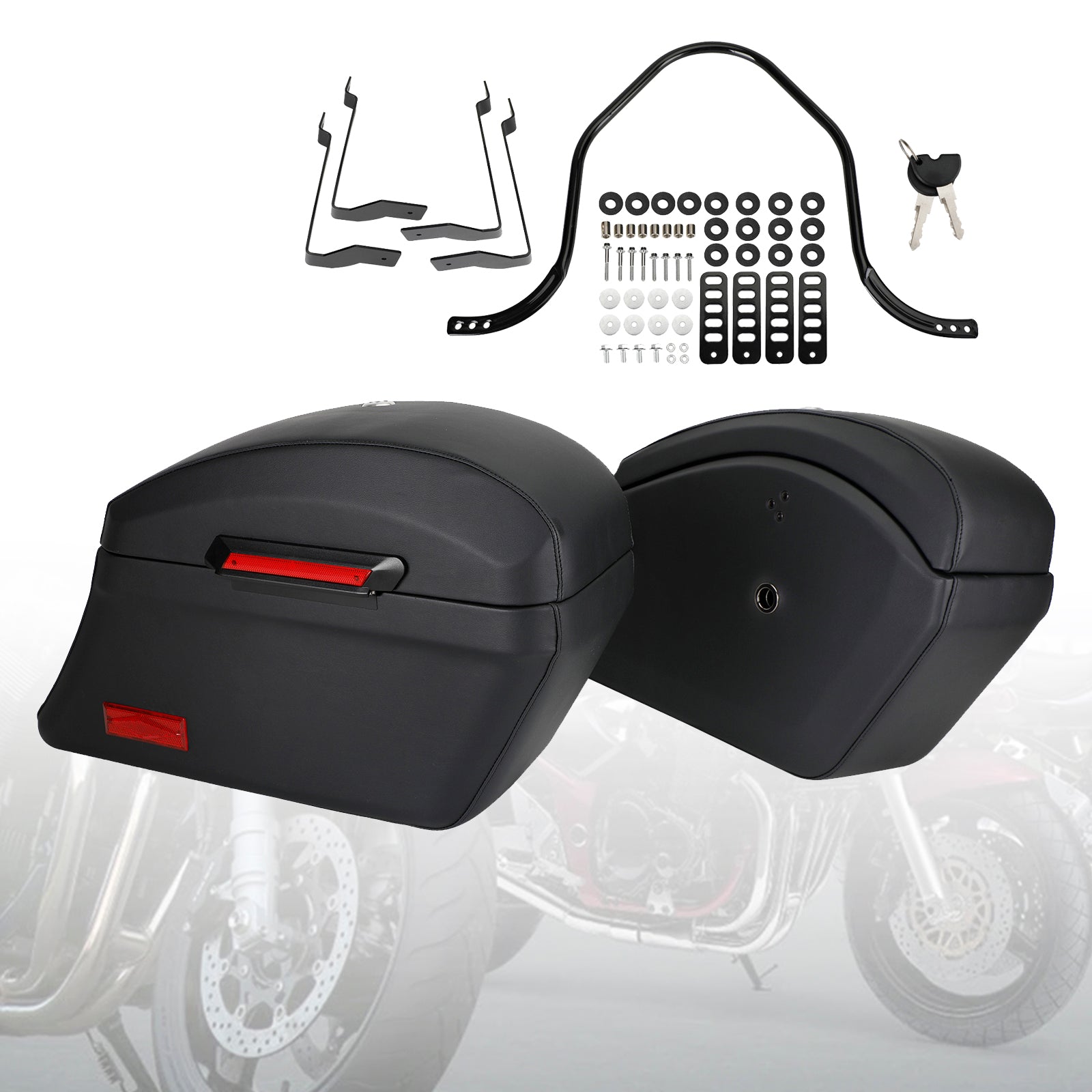 Kit de montaje de alta resistencia & Alforjas rígidas para Fat Boy Softai Road King