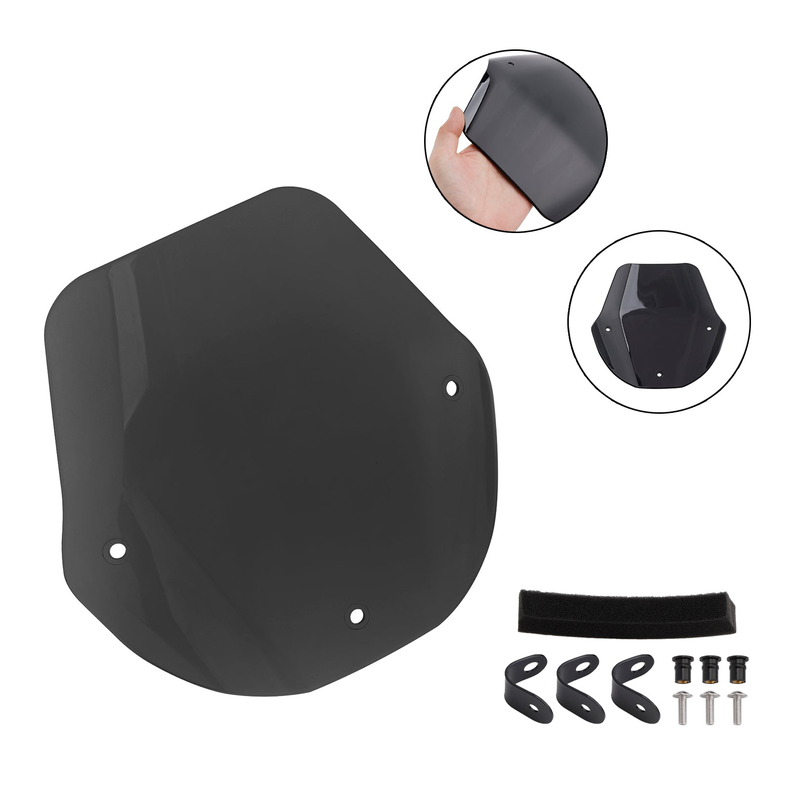 Windshield WindScreen + Bracket fit for Suzuki GSX-8S 2023-2024